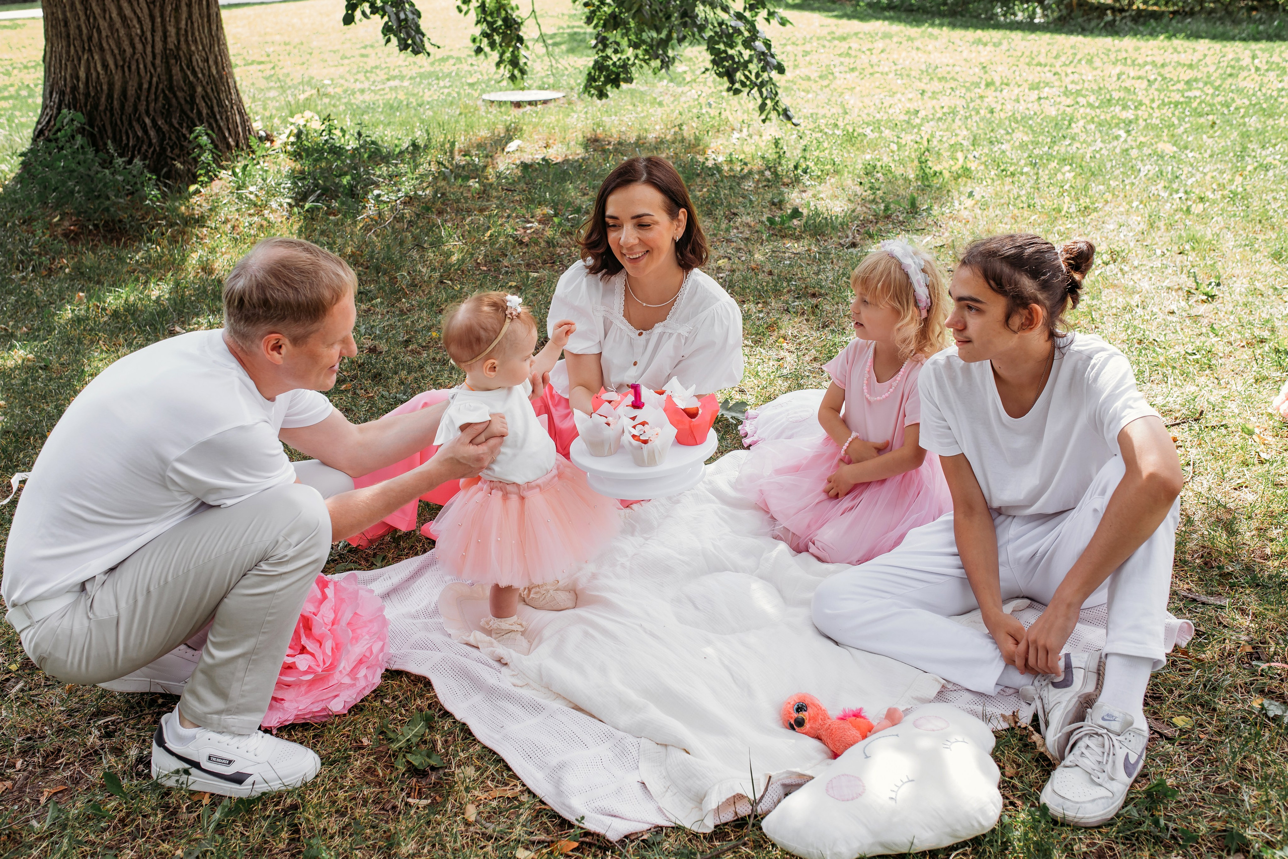Анечке годик. Семейный и домашний фотограф в Москве и МО Королева Валерия
