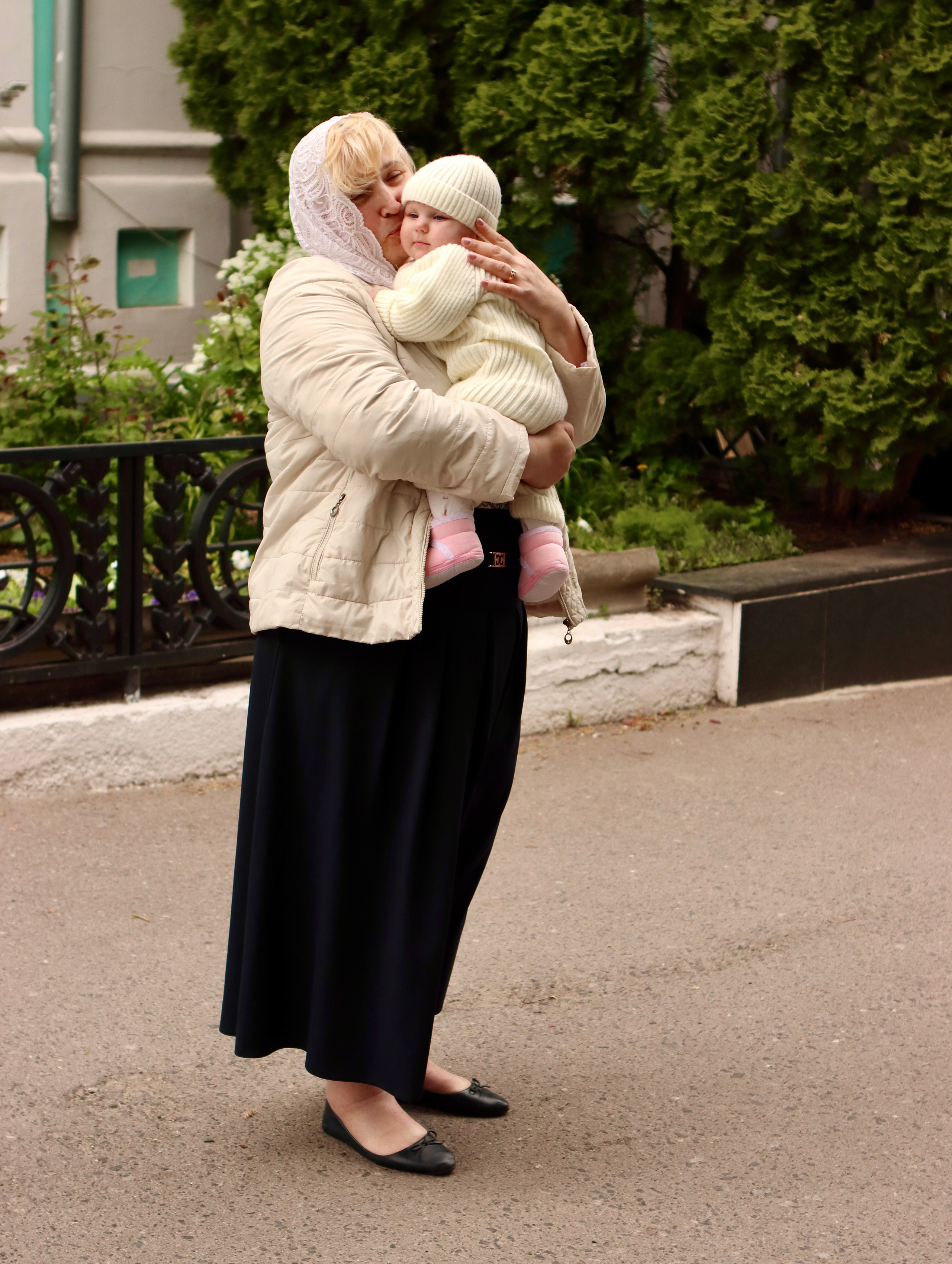 Анастасия и Вадим — крещение Виктории. Фотограф в Курске Смирнов Евгений