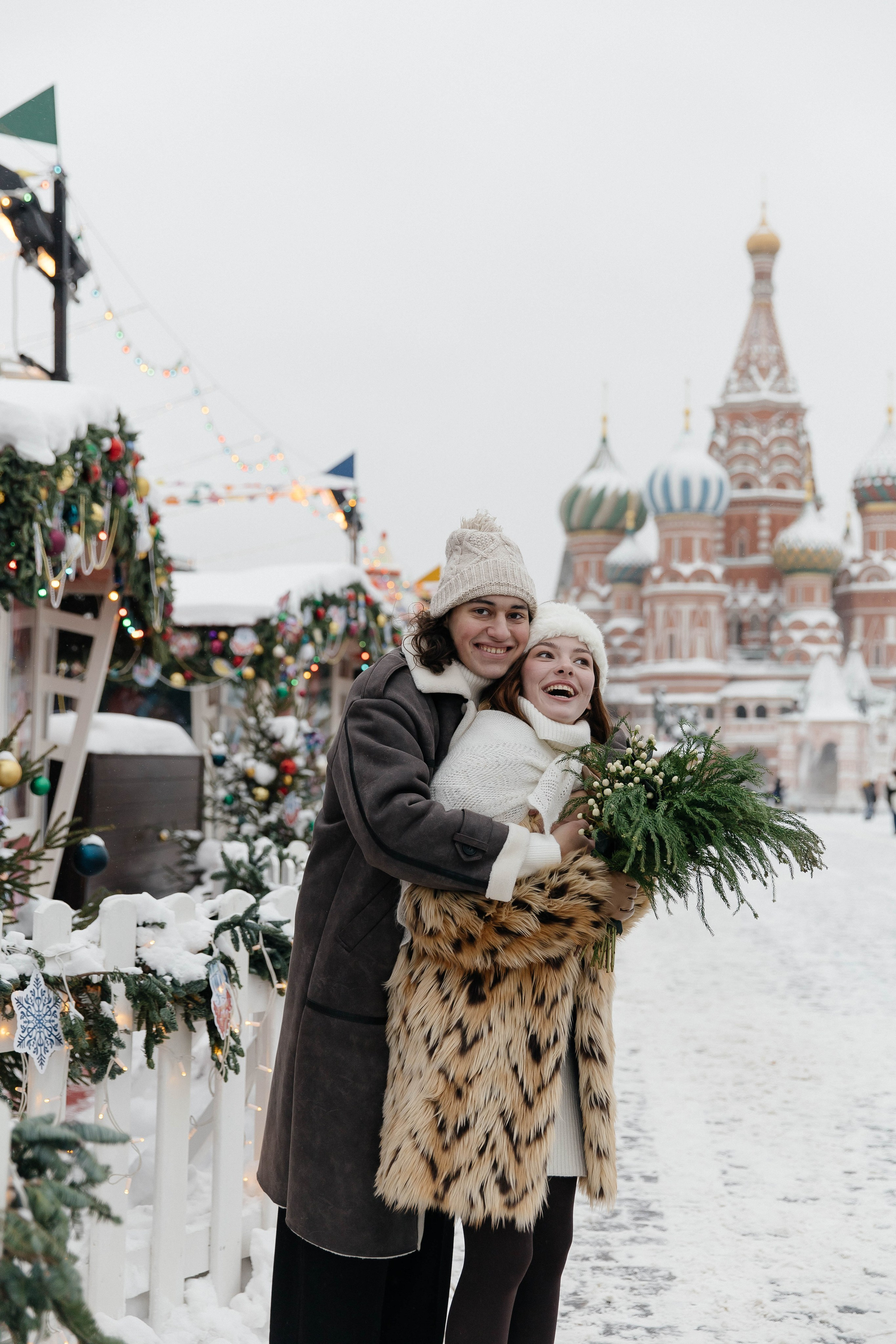 Зимняя история любви. Фотограф индивидуальных женских портретов и LOVEstory в Москве