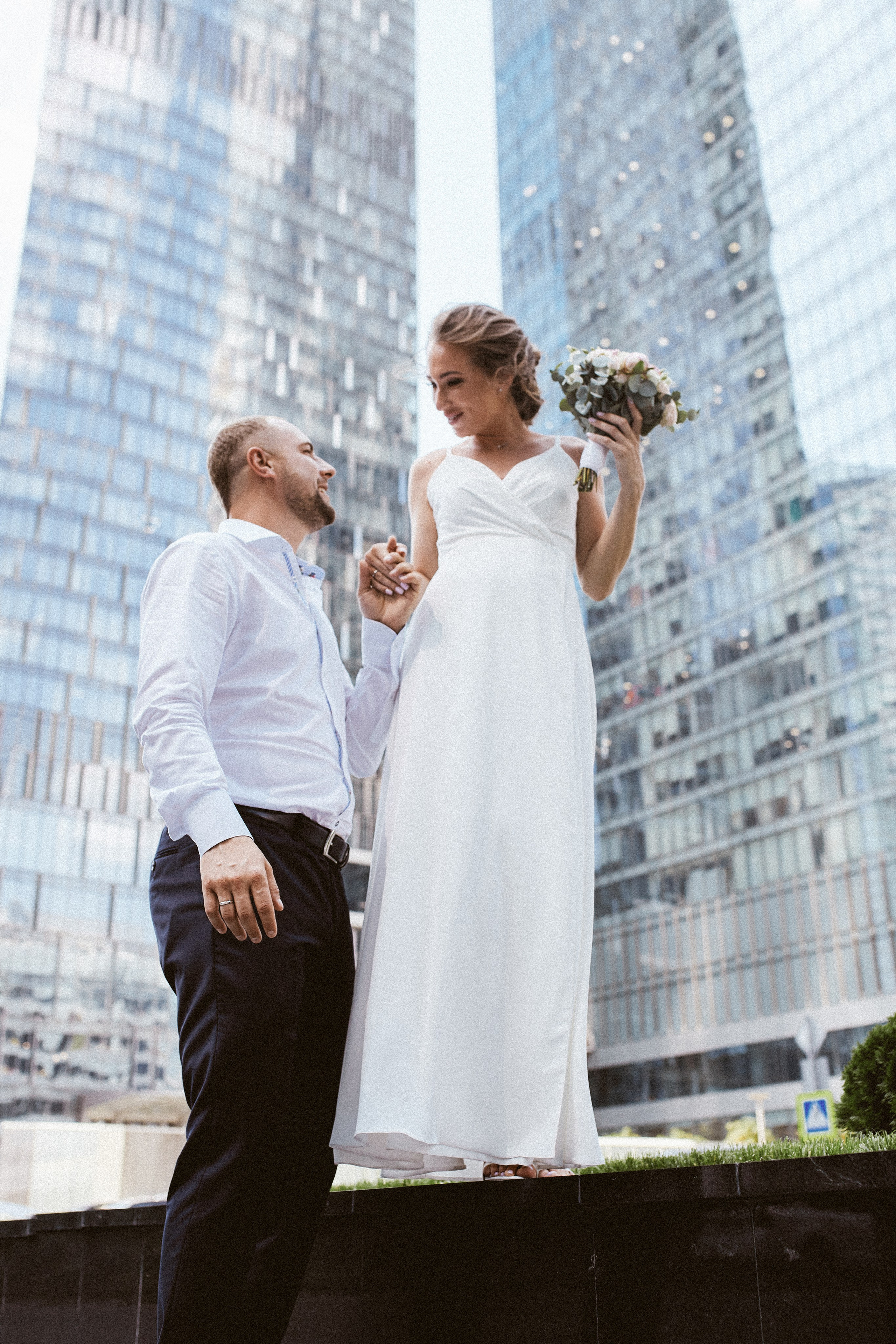 Свадьба в Сити. Портретный фотограф в Москве Мария Варлей