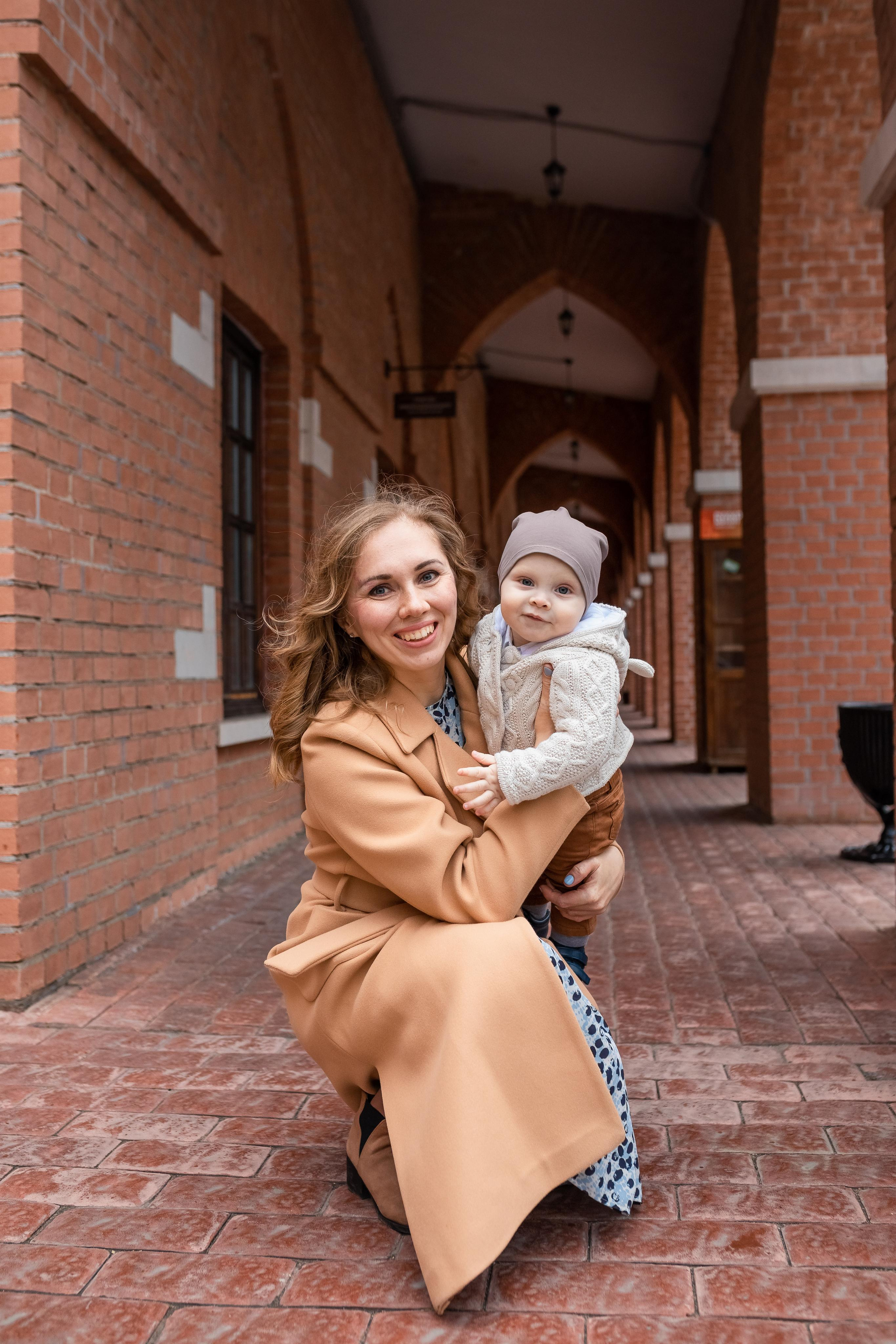 Городская съемка для семьи Екатерины и Максима. Женский семейный фотограф Тула Москва Захарова Анна
