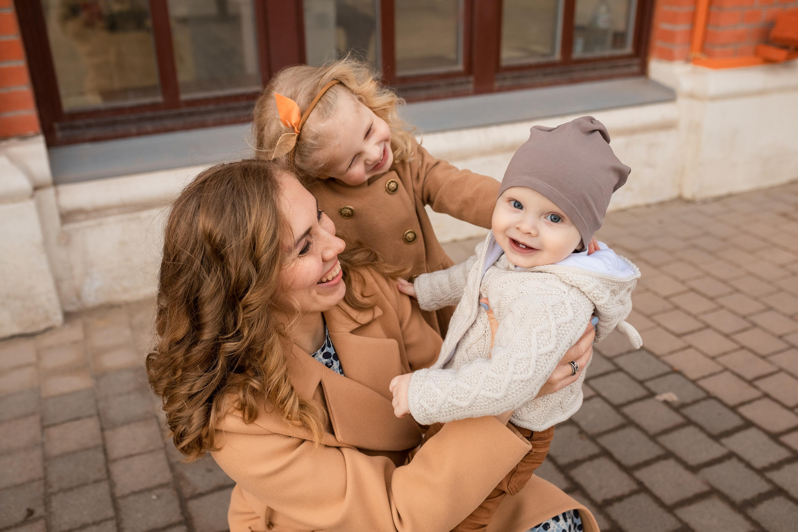 Городская съемка для семьи Екатерины и Максима. Женский семейный фотограф Тула Москва Захарова Анна