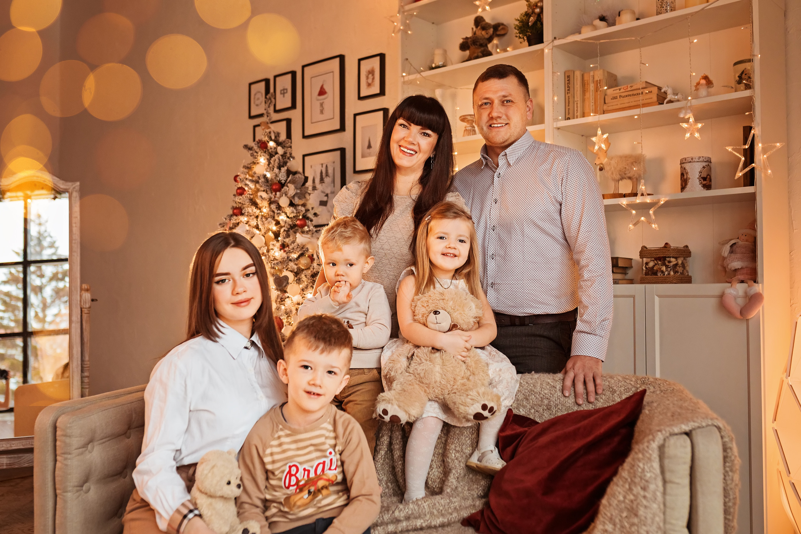 Солнечная съемка в студии Фоторум. Женский семейный фотограф Тула Москва Захарова Анна