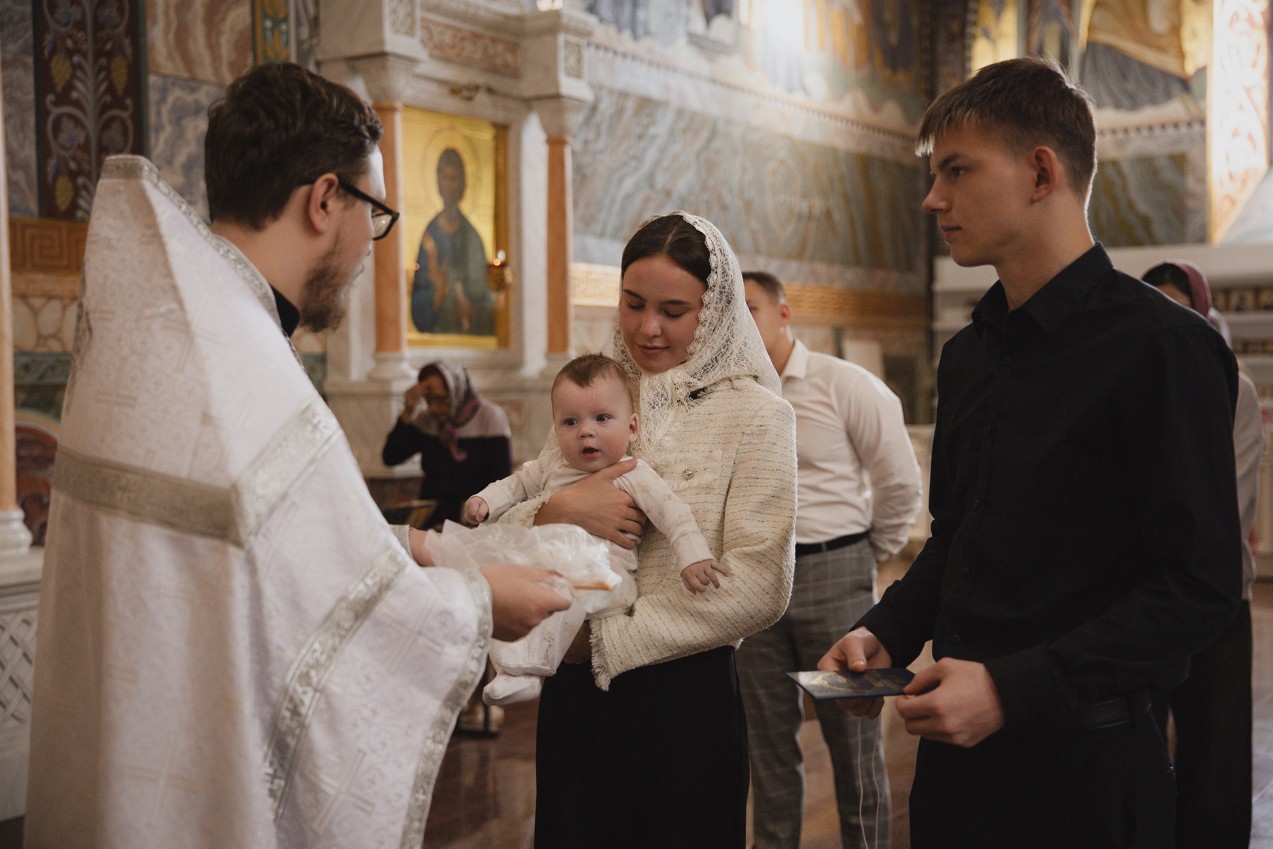 Крещение Кирюши. Фотограф Ломакина Анастасия