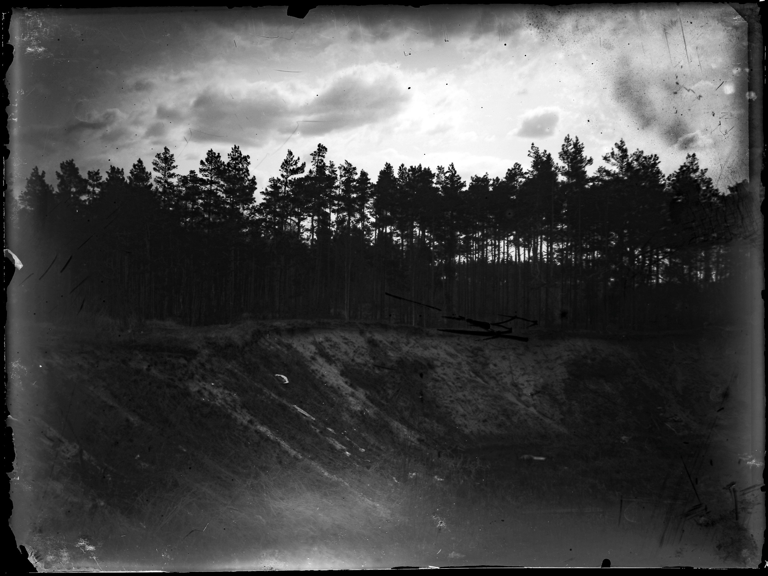 Glass plates. Darkroom aesthetics