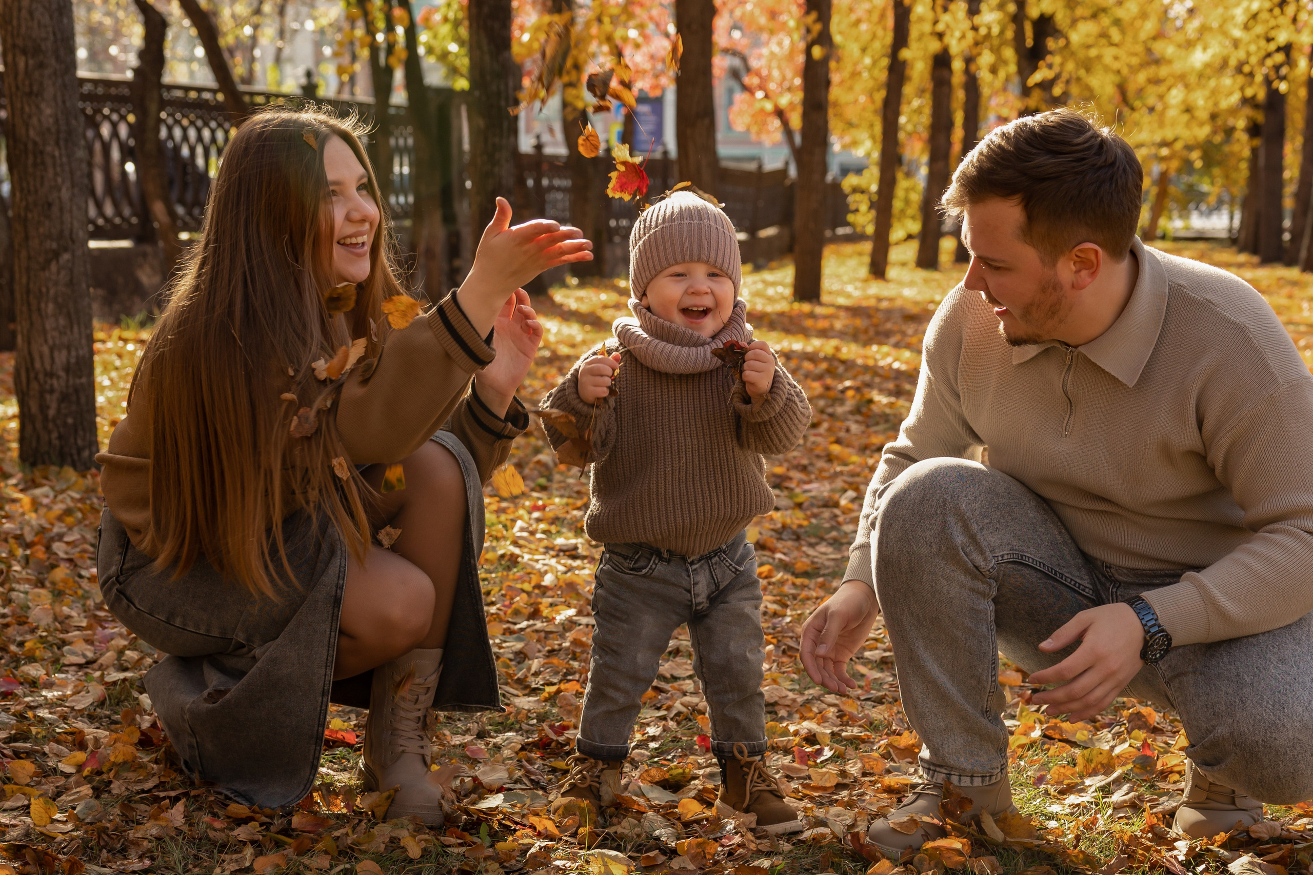 Осенняя прогулочная!. Семейный и женский фотограф, стильный репортаж в г. Новосибирск