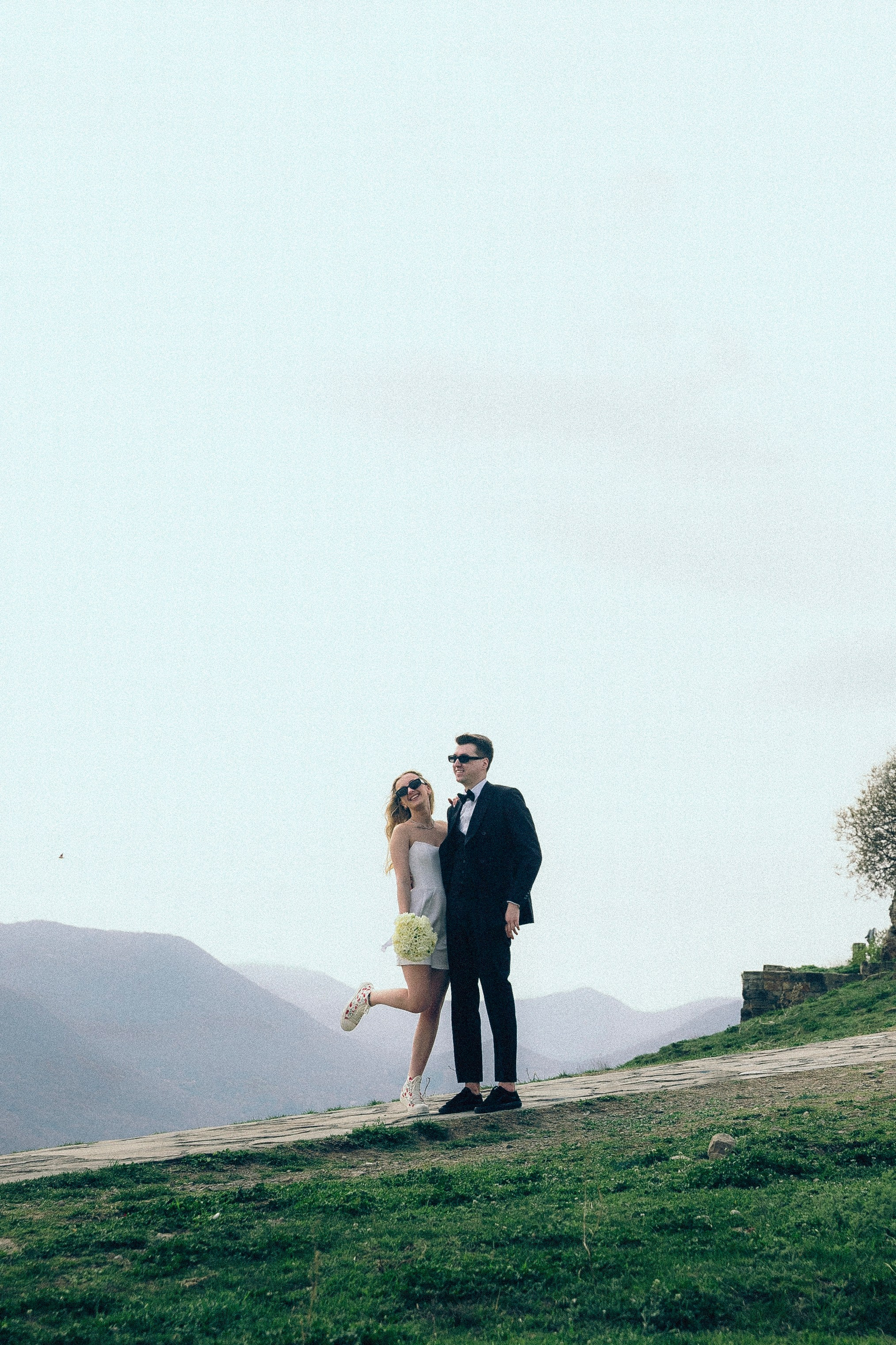 Свадебная фотосессия в Мцхете Джвари. Свадебный фотограф Грузия Тбилиси