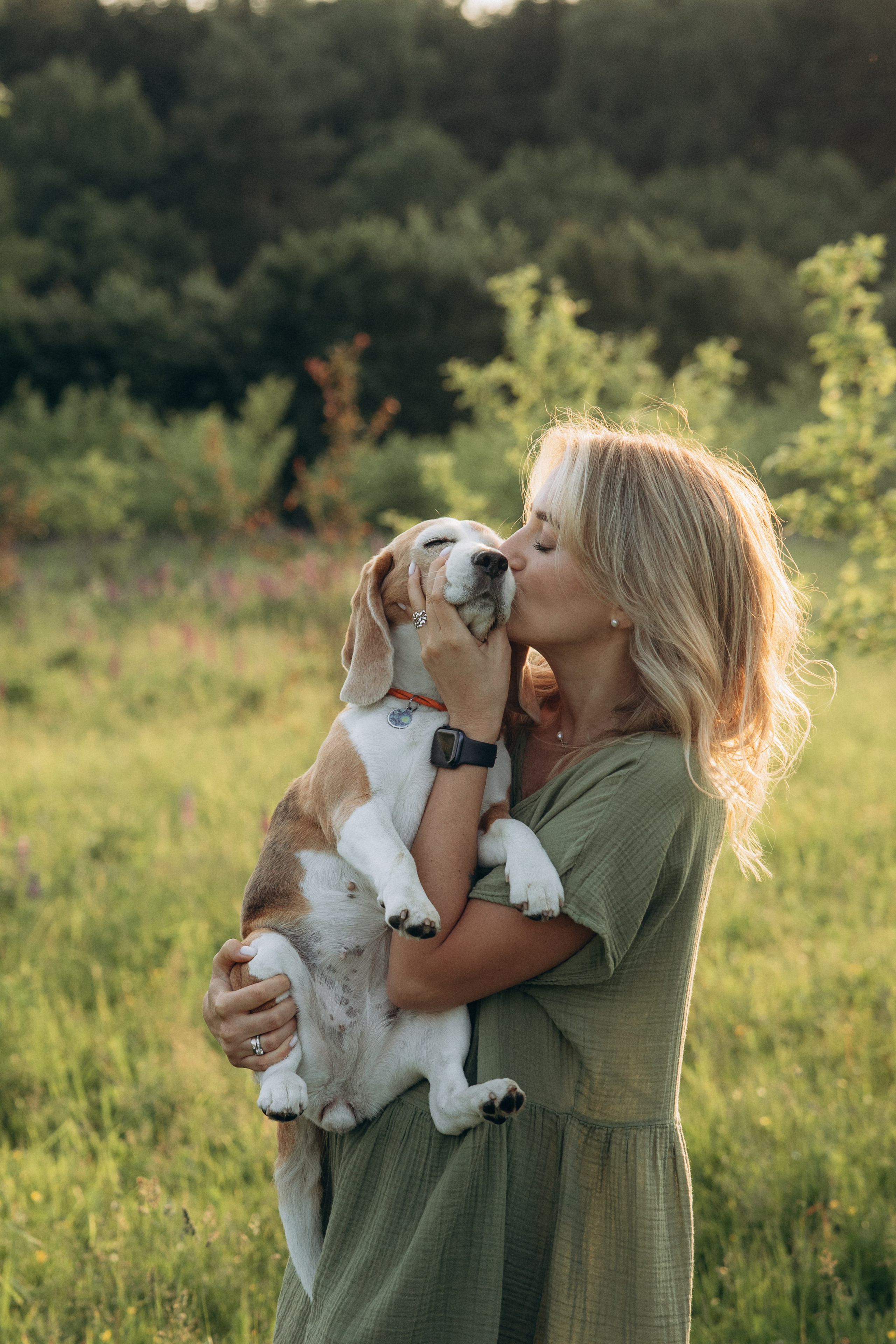 Кристина и Нора. На закате дня. Фотограф анималист в Казани Алина Сулейманова. Фотограф животных