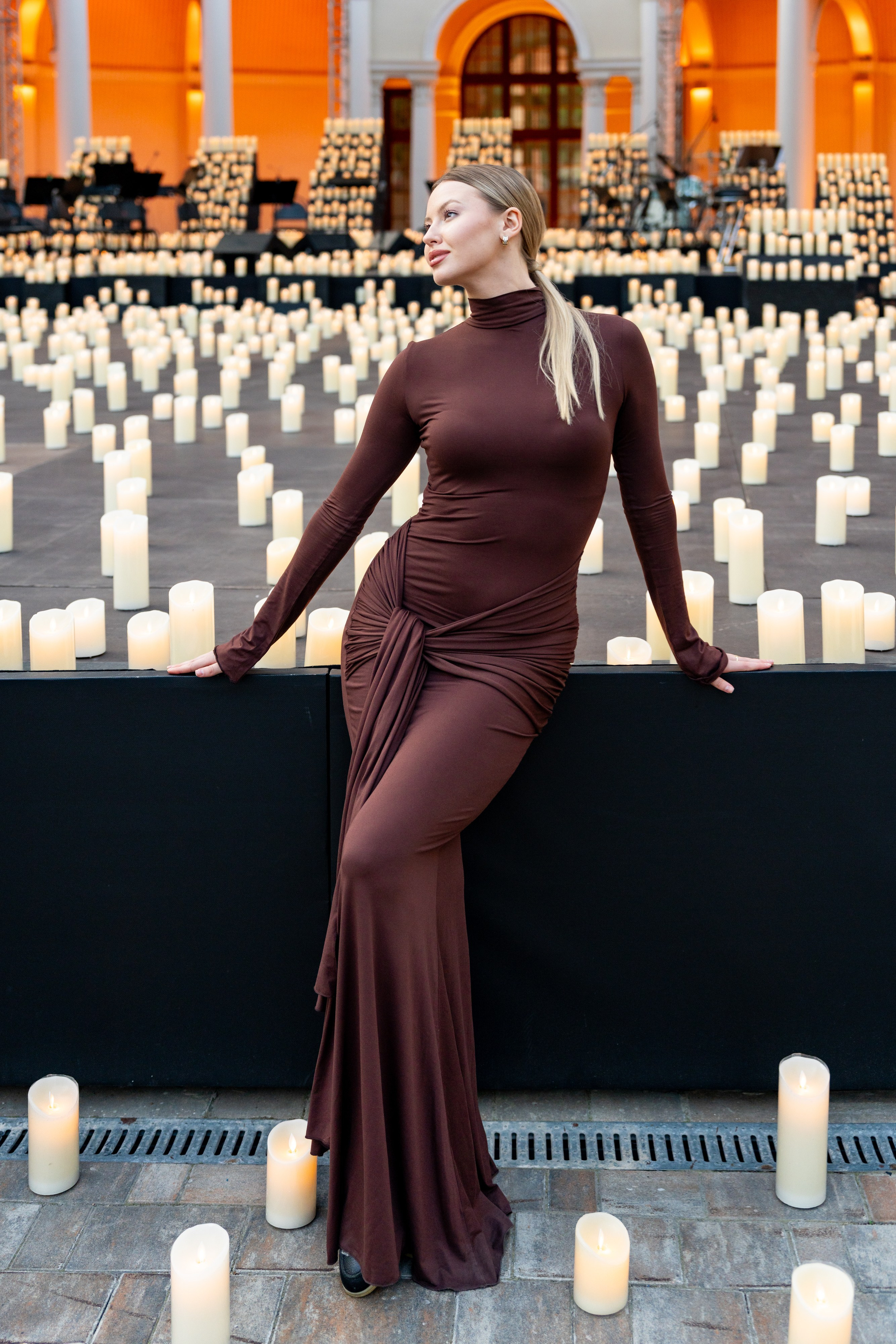 Симфонический оркестр Lumisfera при свечах. Фотограф Никита Комаров