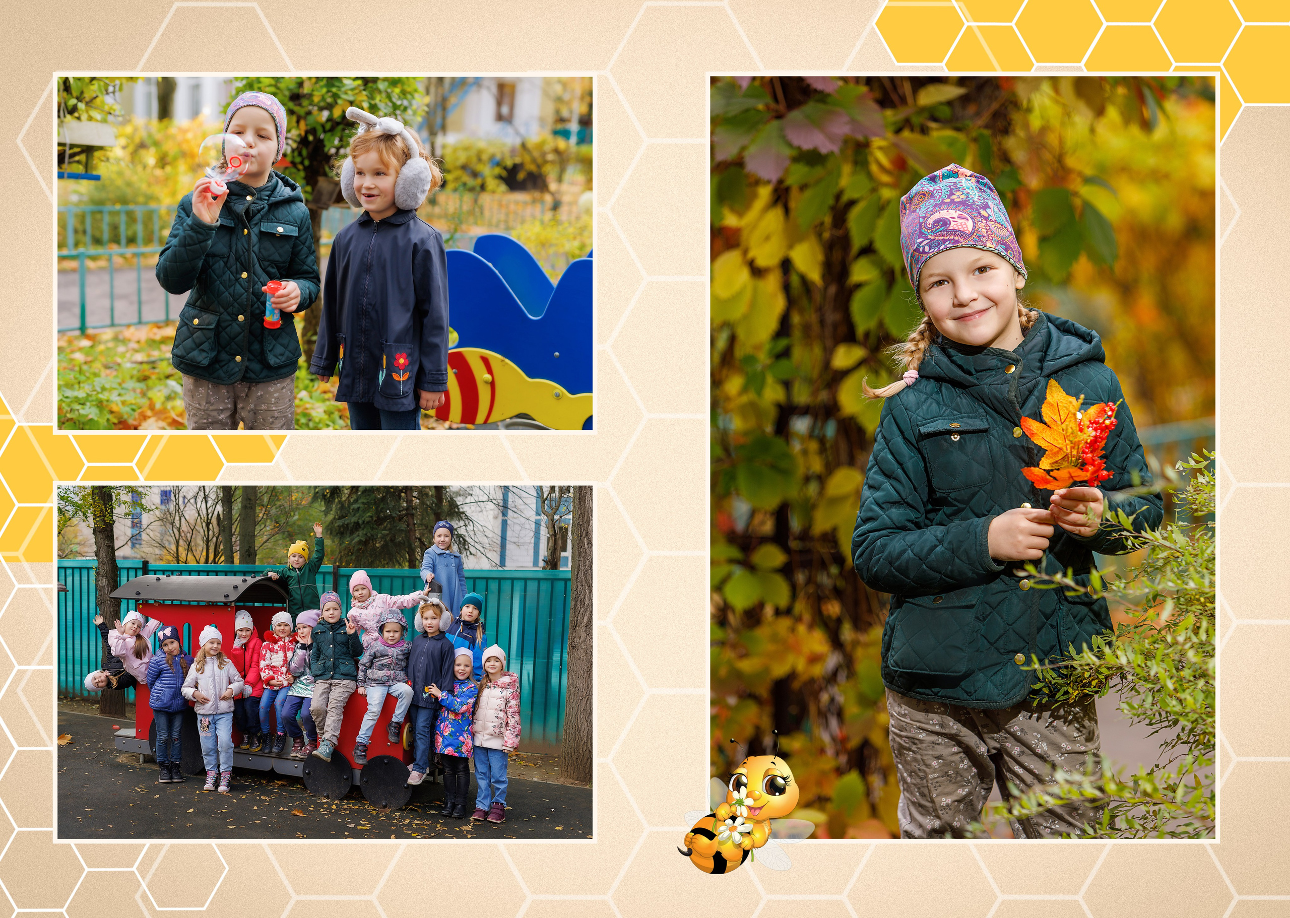 Вадя и Надя — индивидуальные фотоальбомы для детских садов и школ, полный цикл от съёмки до готового альбома