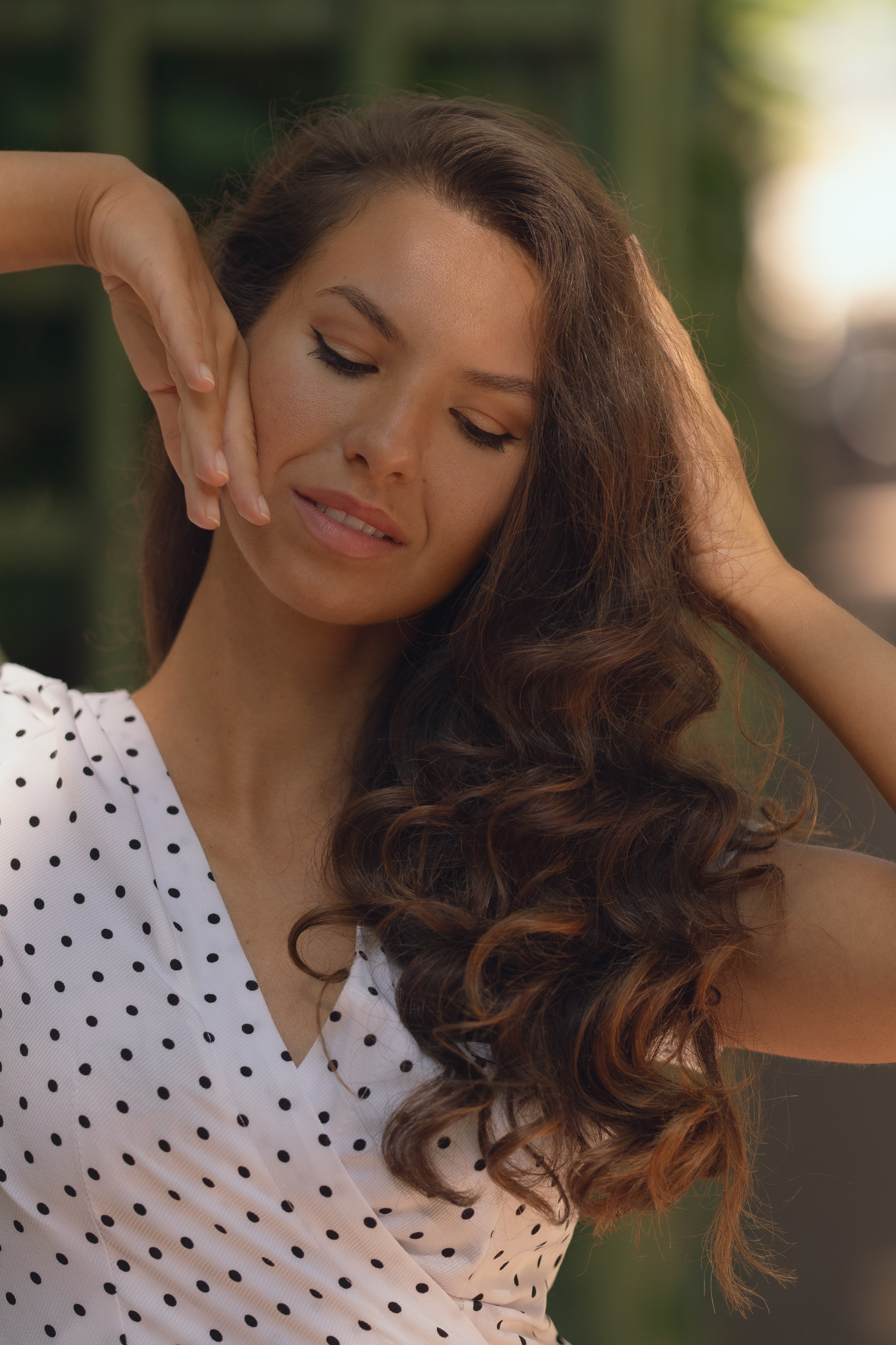 Виолетта в Летнем саду. Семейный и портретный фотограф в Санкт-Петербурге Татьяна Гримоть