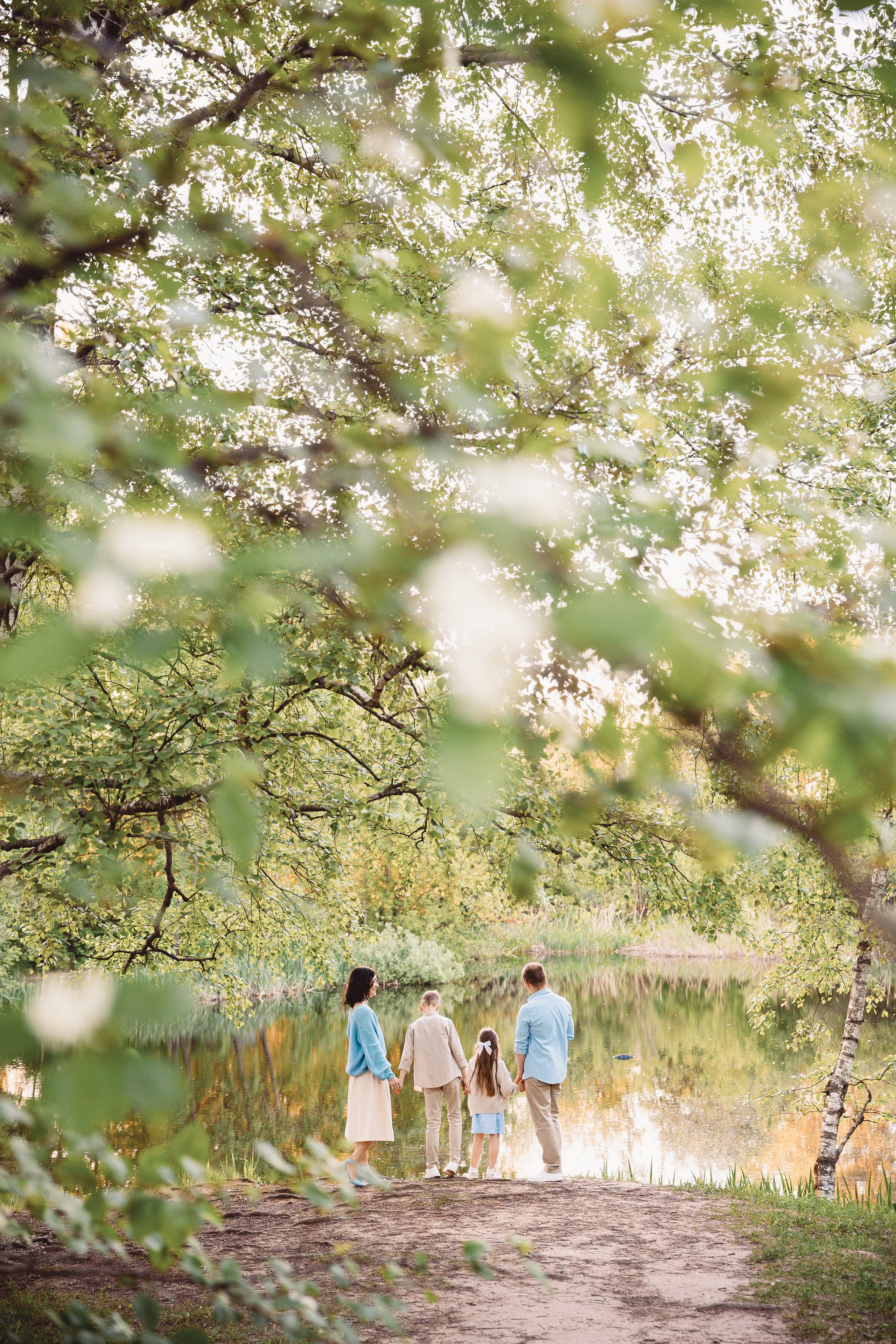 Семейная фотосессия в парке Ботанический сад. Фотограф Москва — Павел Михайлов