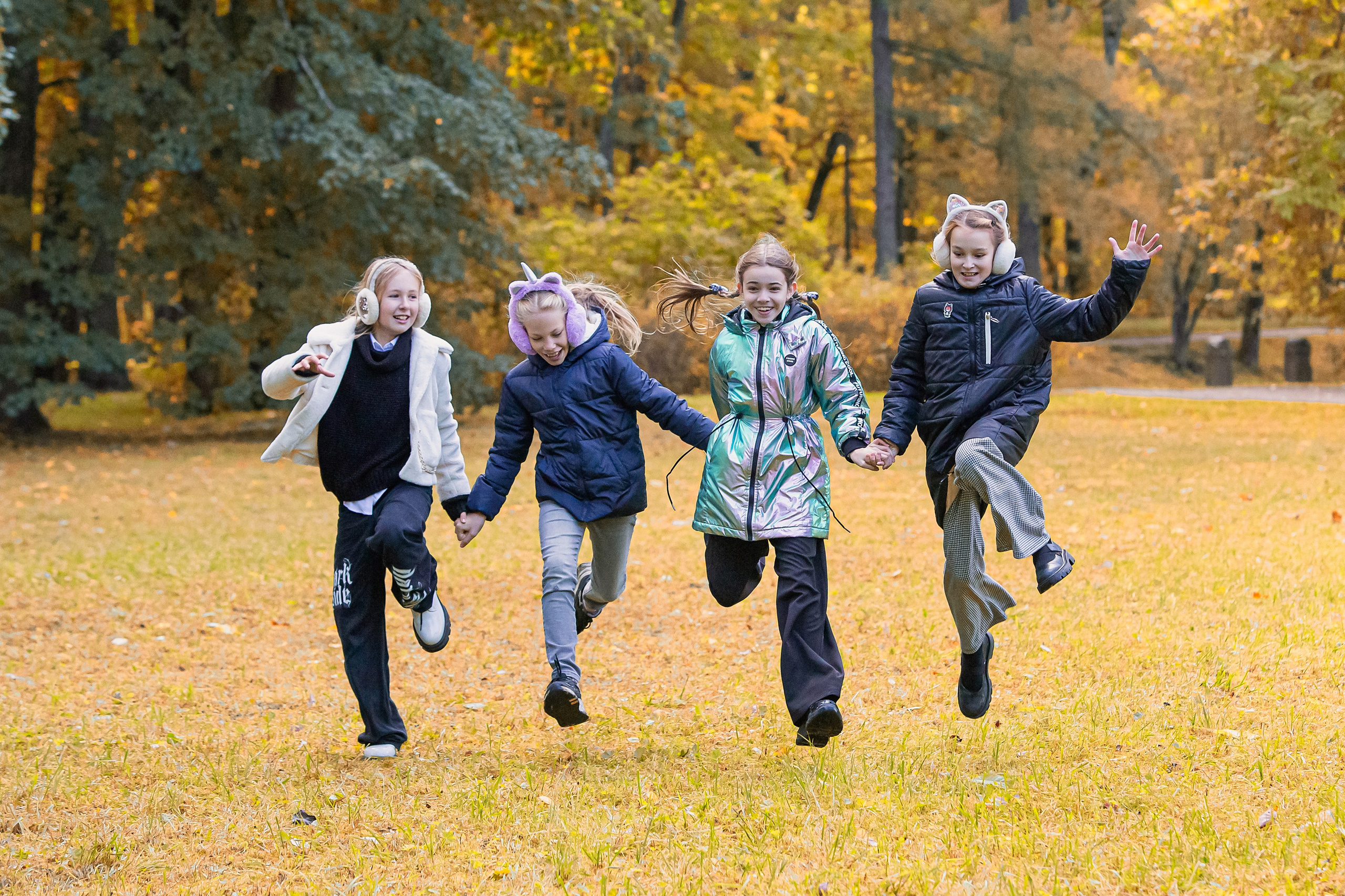 Осень. Начальная школа. Свадебный, семейный, детский фотограф в Санкт-Петербурге