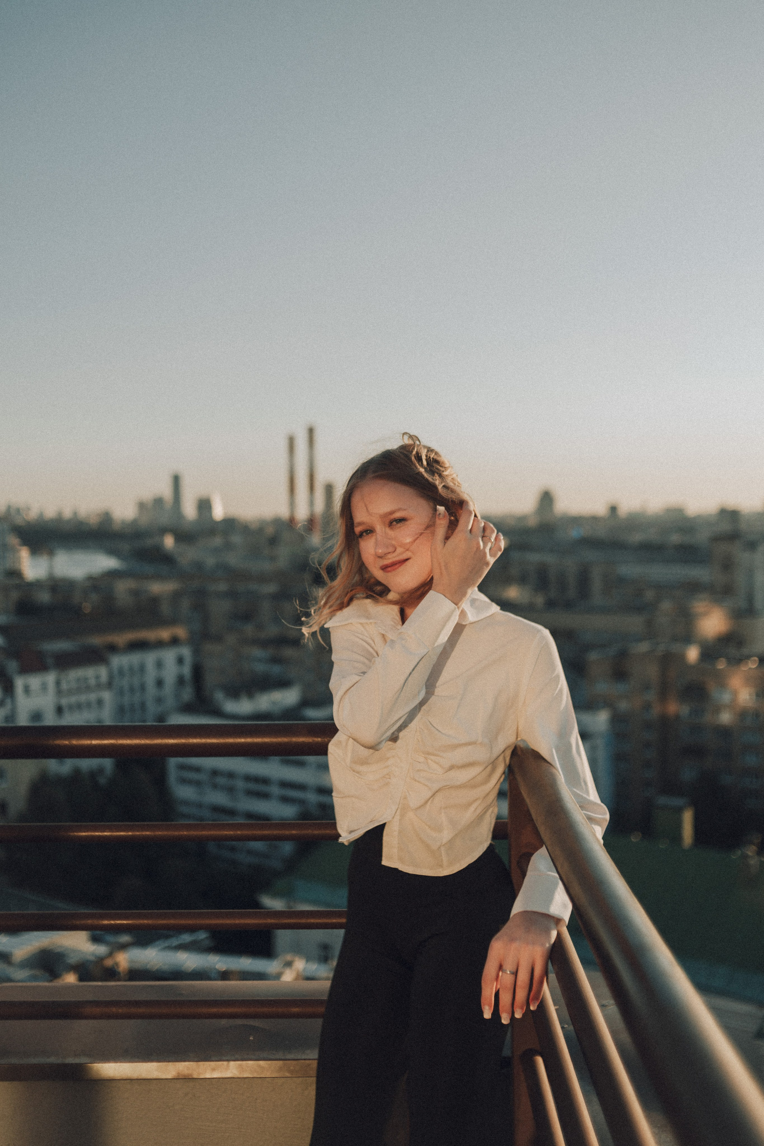 Даша на крыше. Портретный фотограф Москва Юлия Трякина