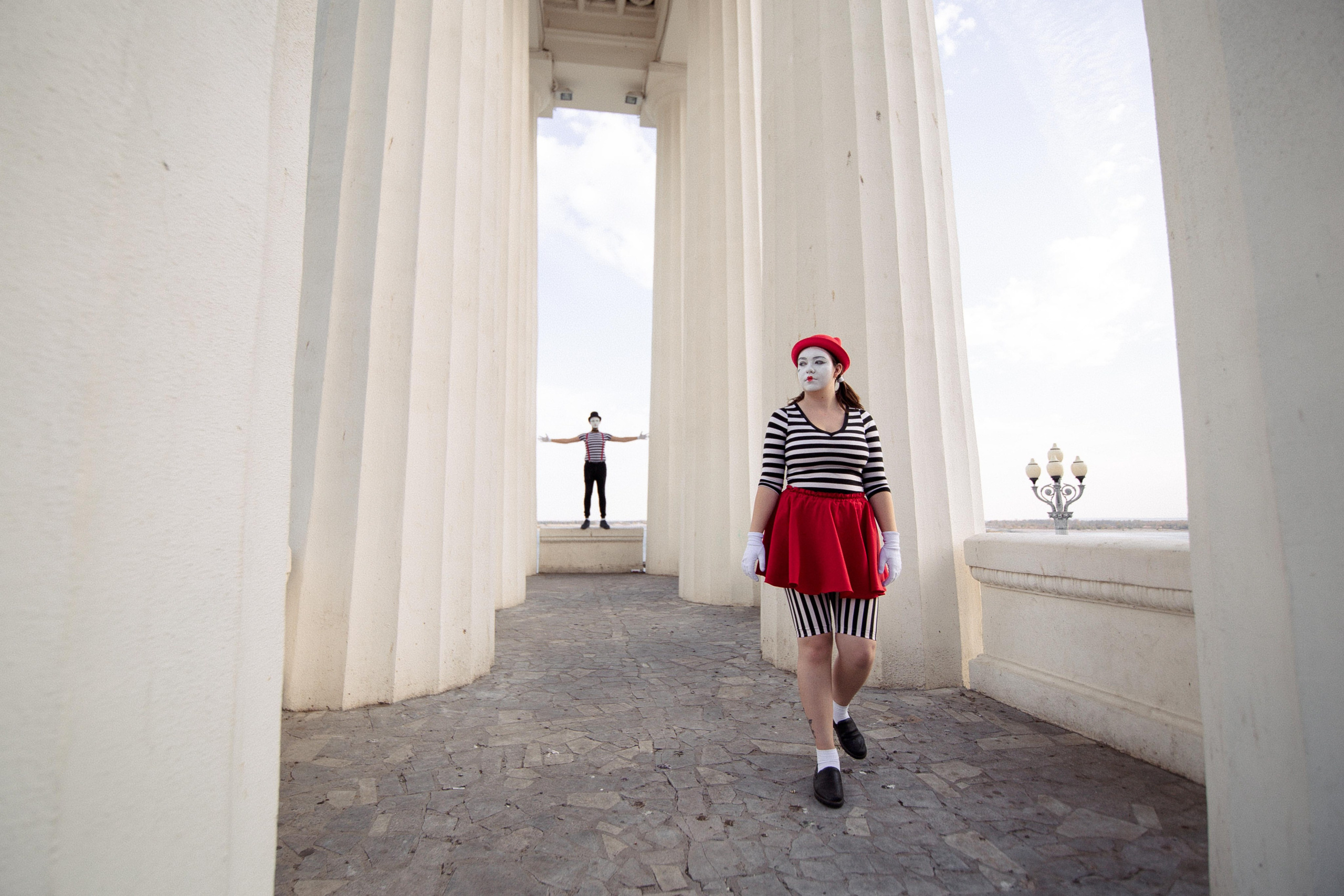 Мимы. Фотограф Крохин Олег