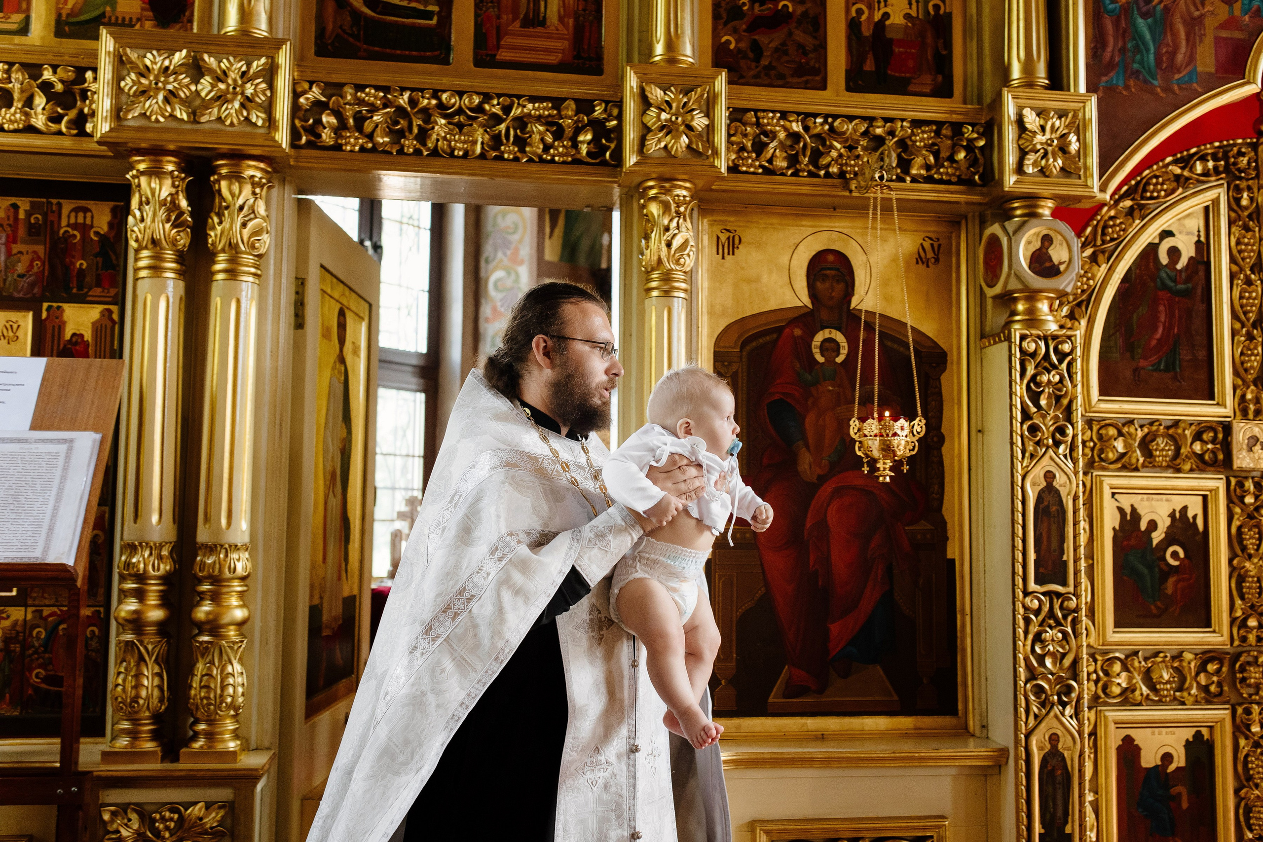 Крещение Луки. Свадебный и семейный фотограф Екатерина Иванова