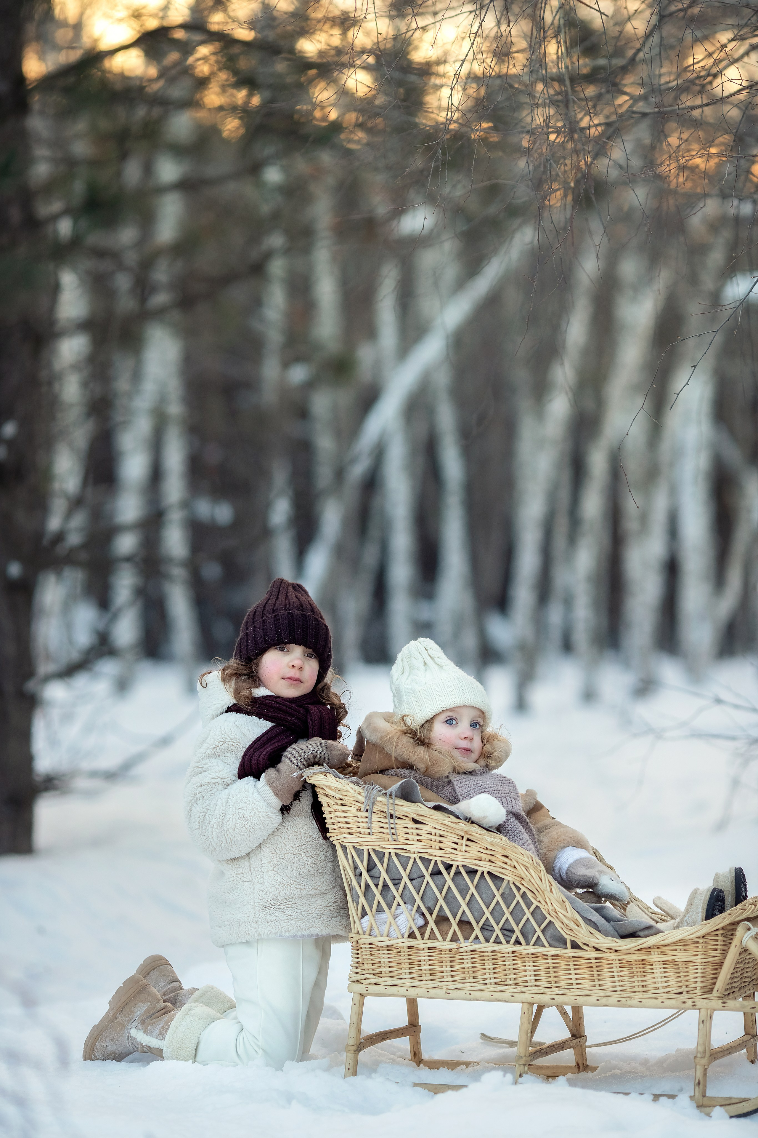 Воркшоп «В зимнем лесу». Семейный и детский фотограф в Саратове Полина Коткина