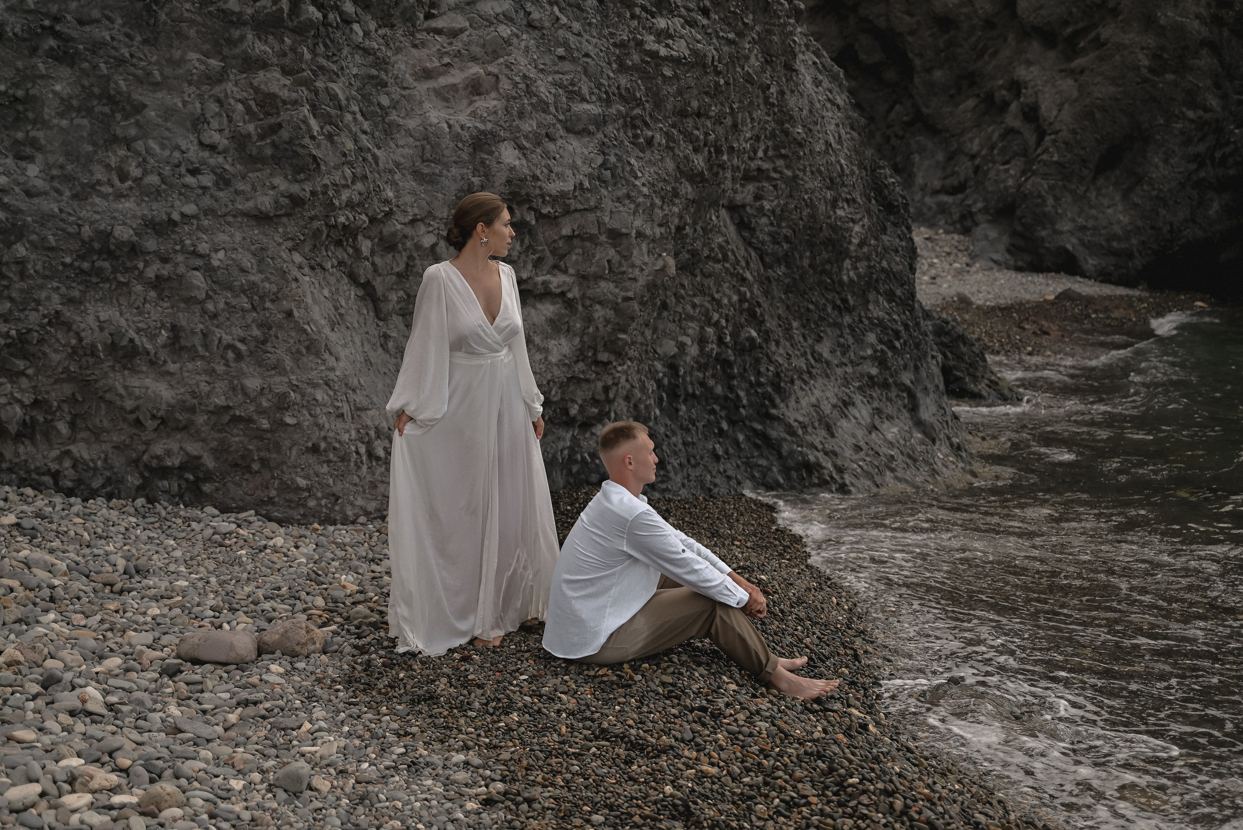 Марк Татьяна Рассвет Яшмовый пляж. Свадебный фотограф Анна Хочева