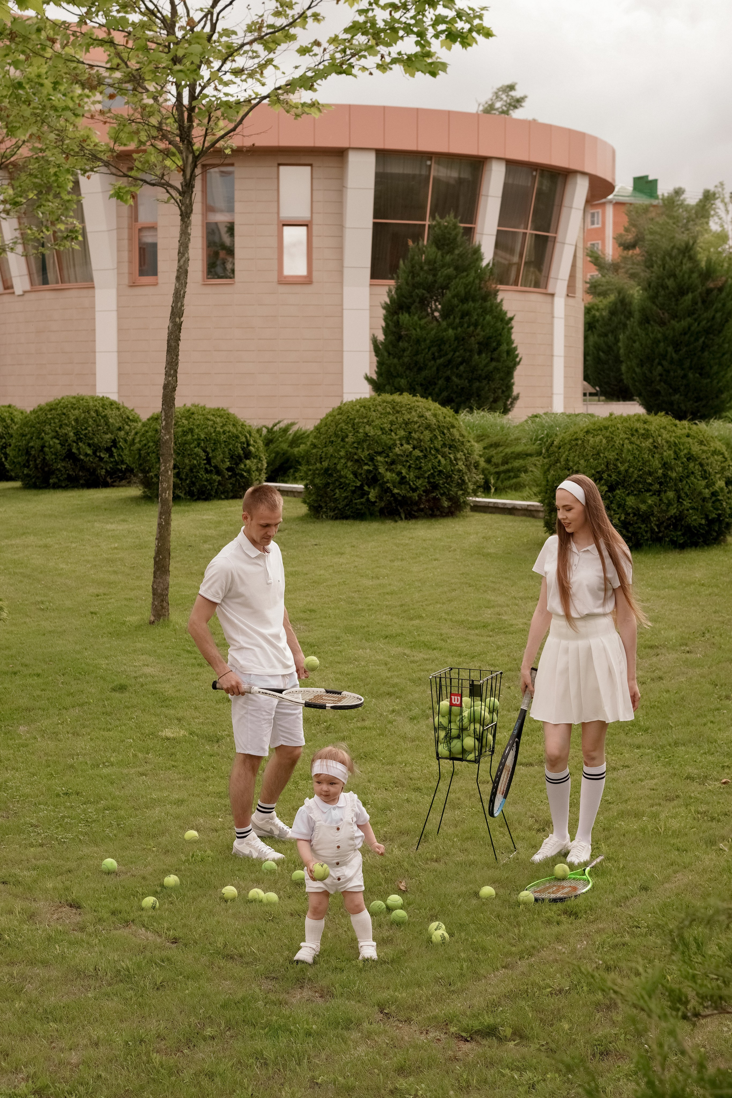Теннис с семьей. Свадебный и семейный фотограф Афанасьева Анна в Кисловодске