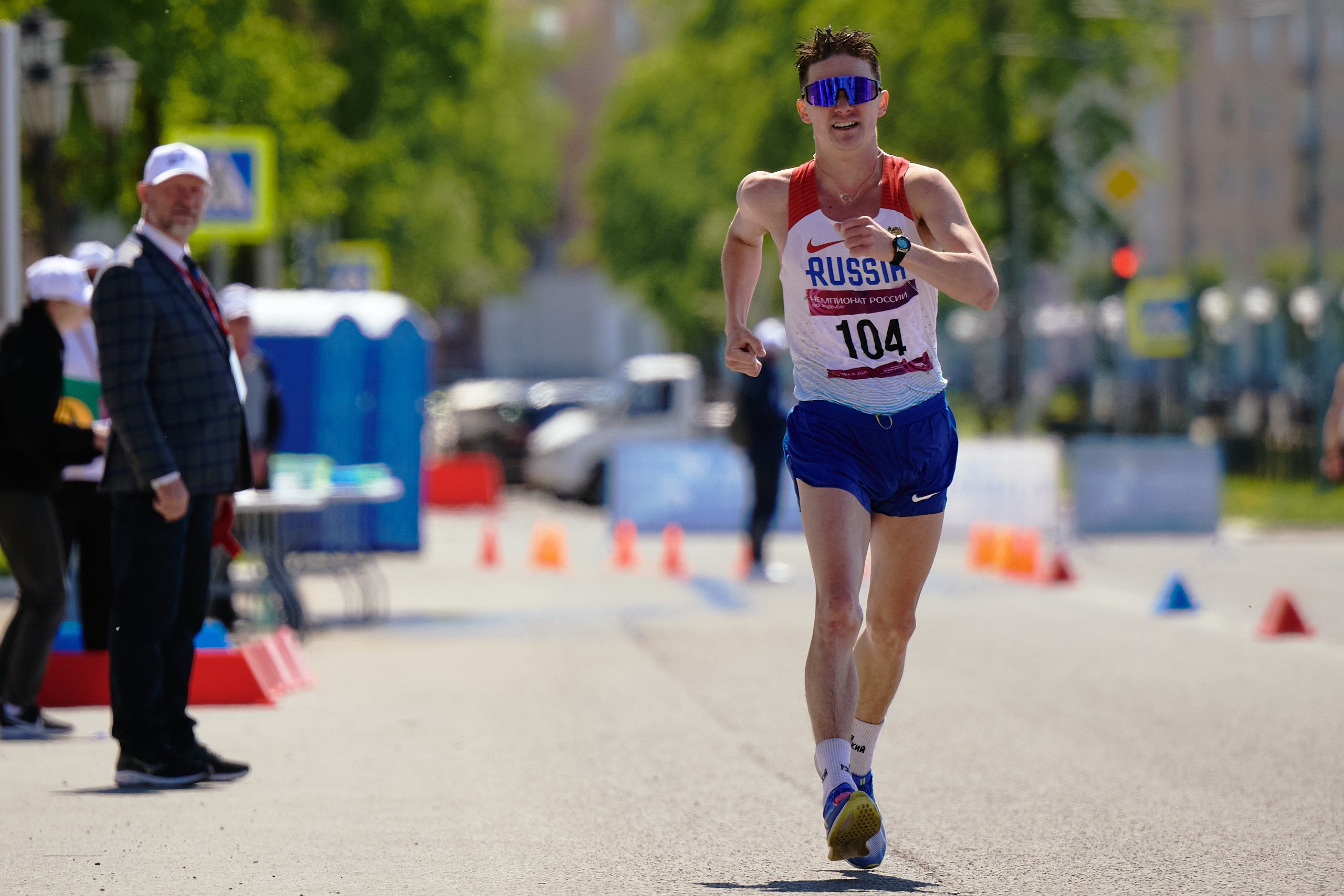 Чемпионат России по спортивной ходьбе 2025. Спортивный репортажный фотограф в Ижевске Сергей Мерзляков