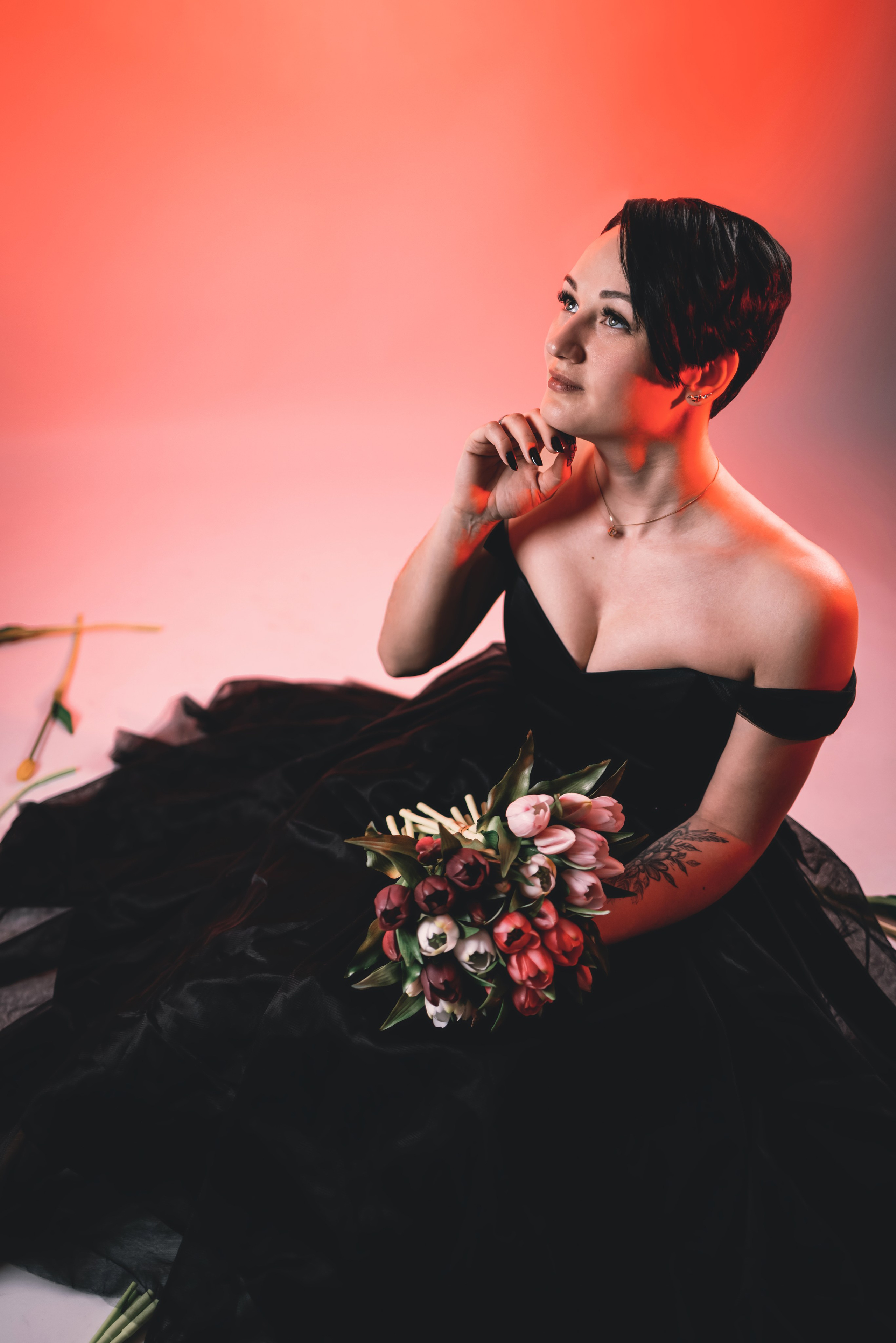 С тюльпанами. Свадебный и семейный фотограф в Рязани Датская Ксения