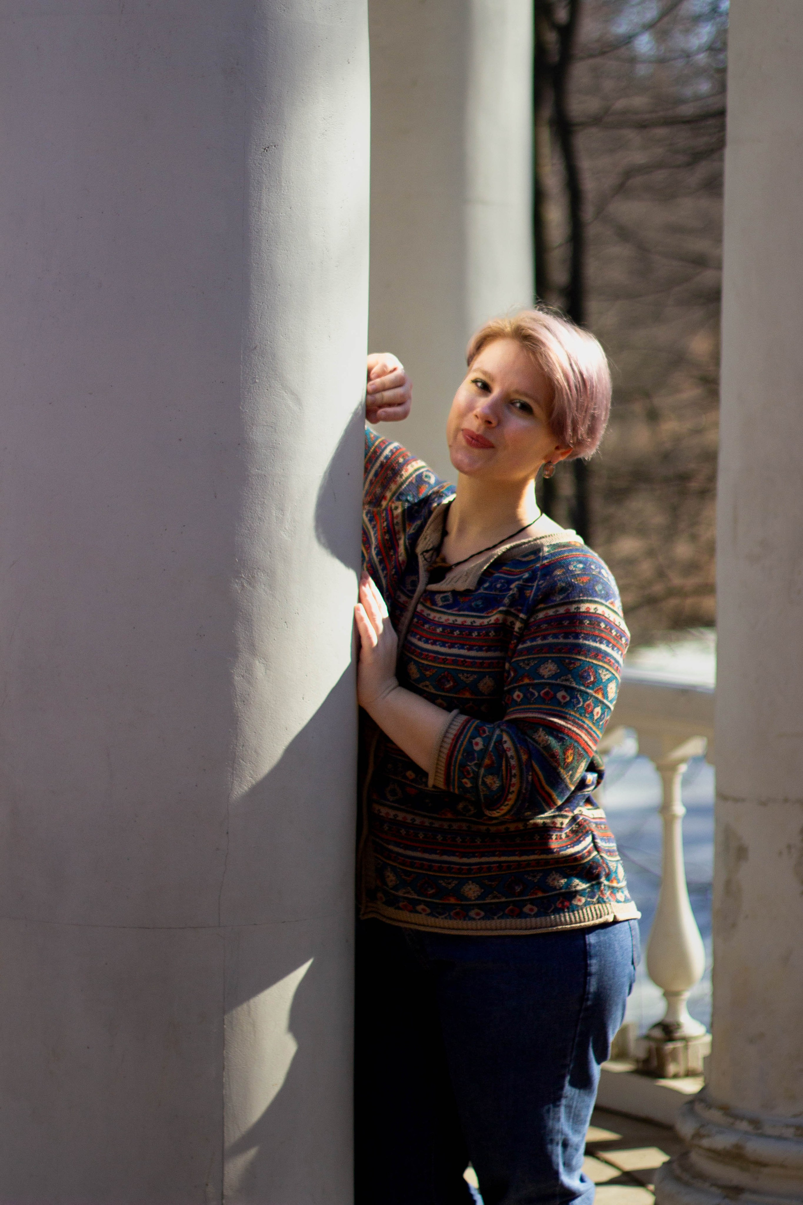 Алена в Усадьбе Остафьево. Портретный фотограф Москва Юлия Трякина