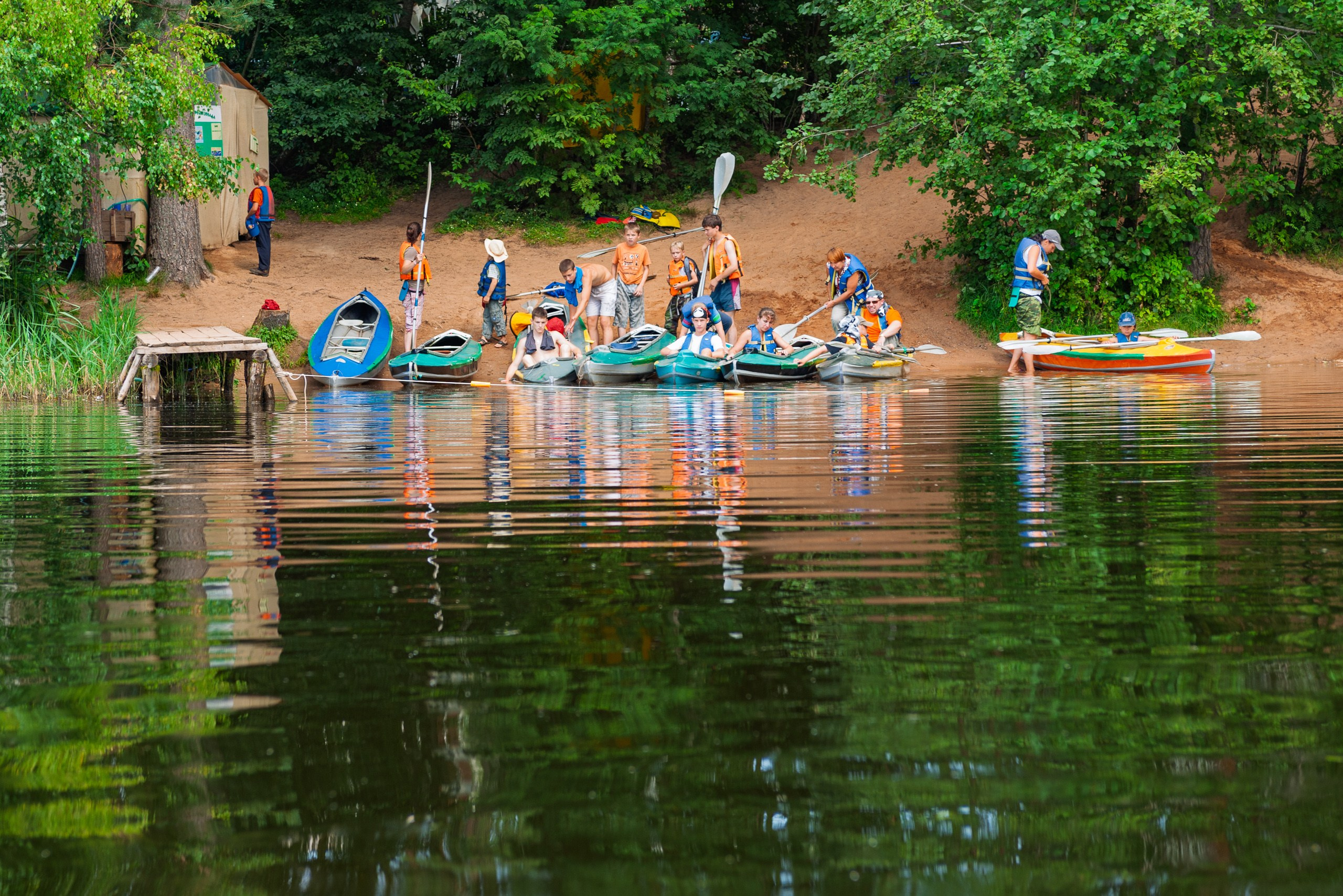 Летние тренировочные боры Школы Боевых Искусств «МОН», Валдай 2011 г. Валдайская кругосветка, байдарки