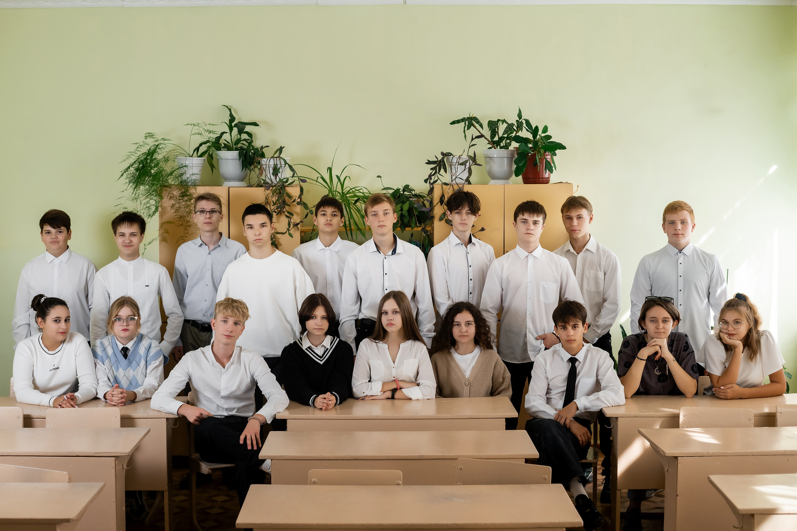 Групповая сьемка в школе. Ольга Плаксина фотограф в Саратове