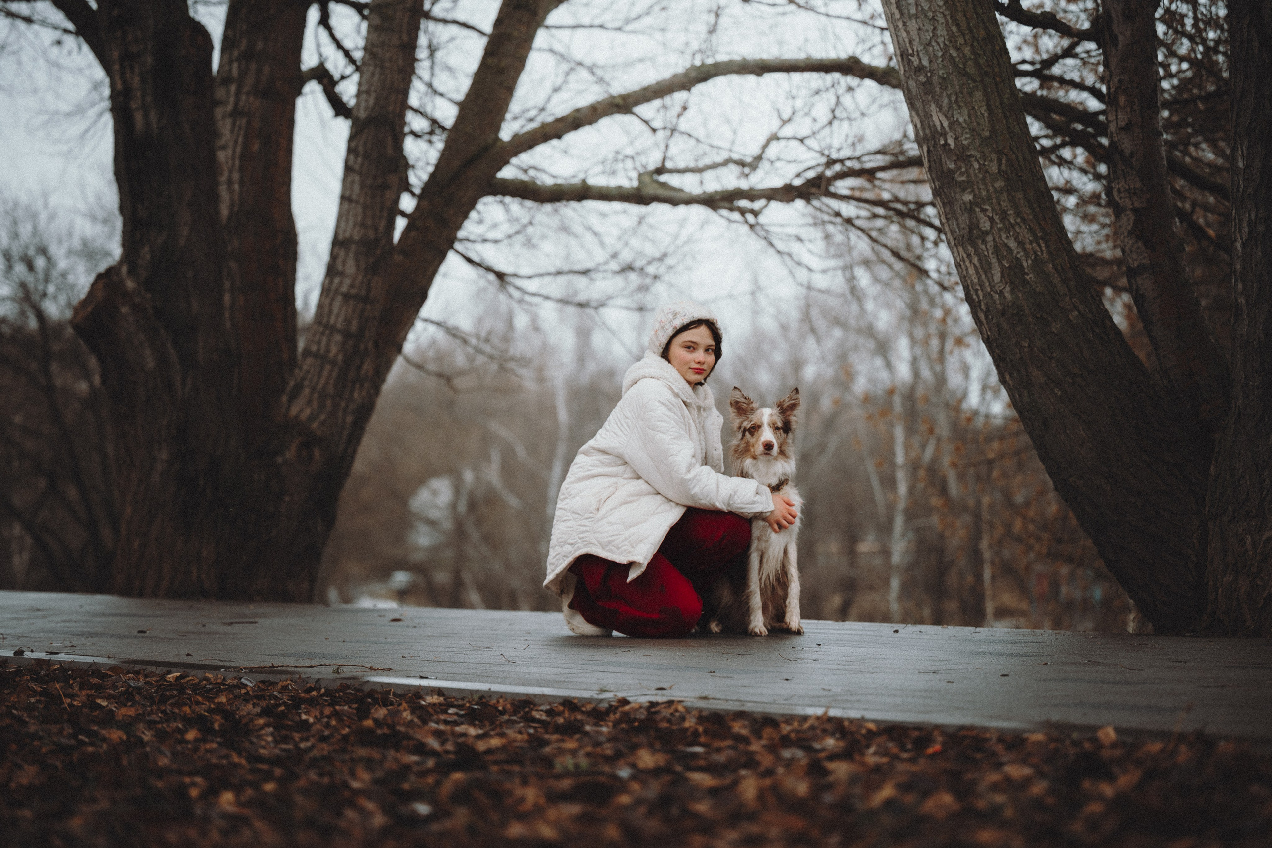 Аня и Дэймон. Семейный фотограф анималист Ананьева Мария — Москва