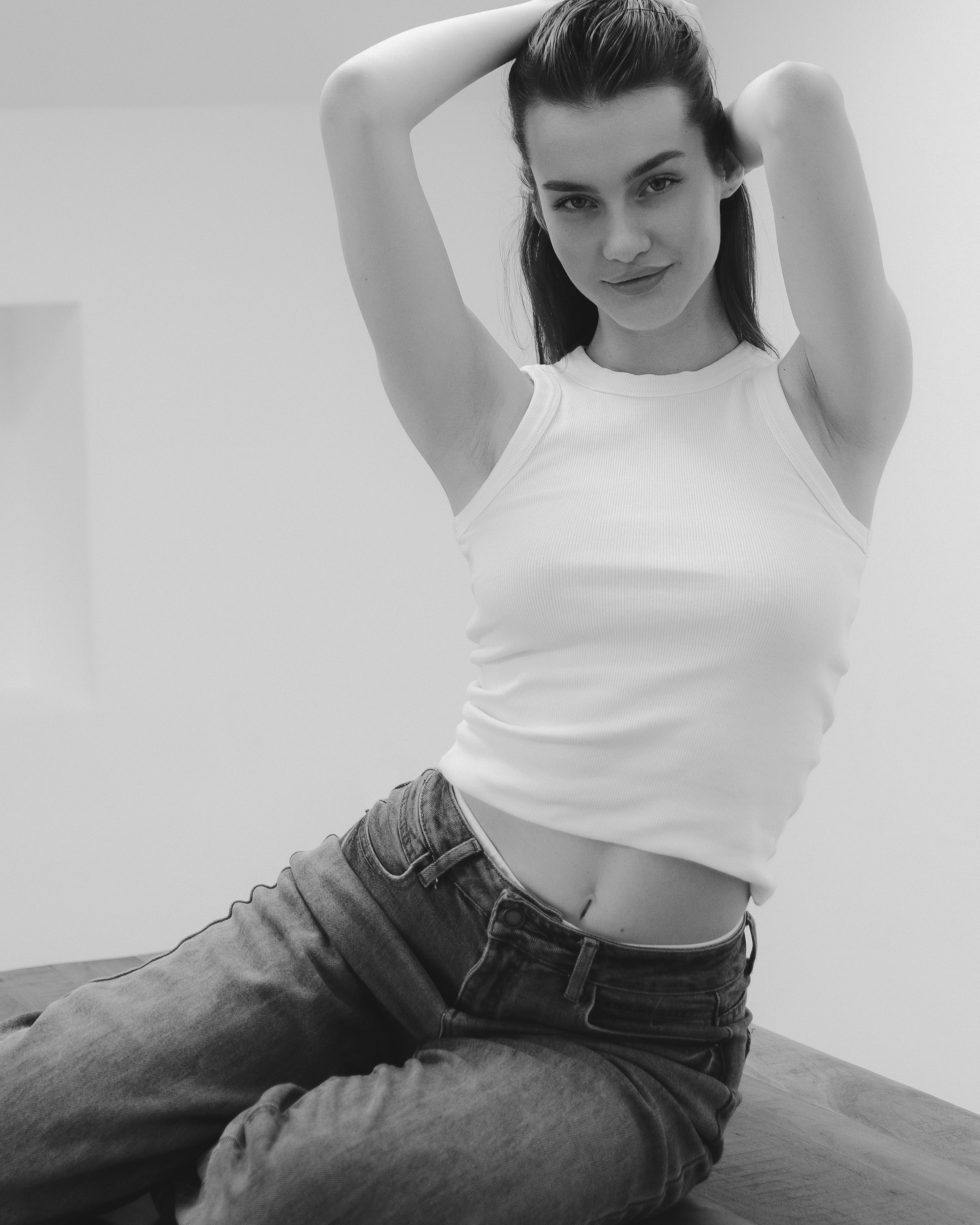 Черно-белая фотосессия. Портретный фотограф в Москве Виктория Шереметьева