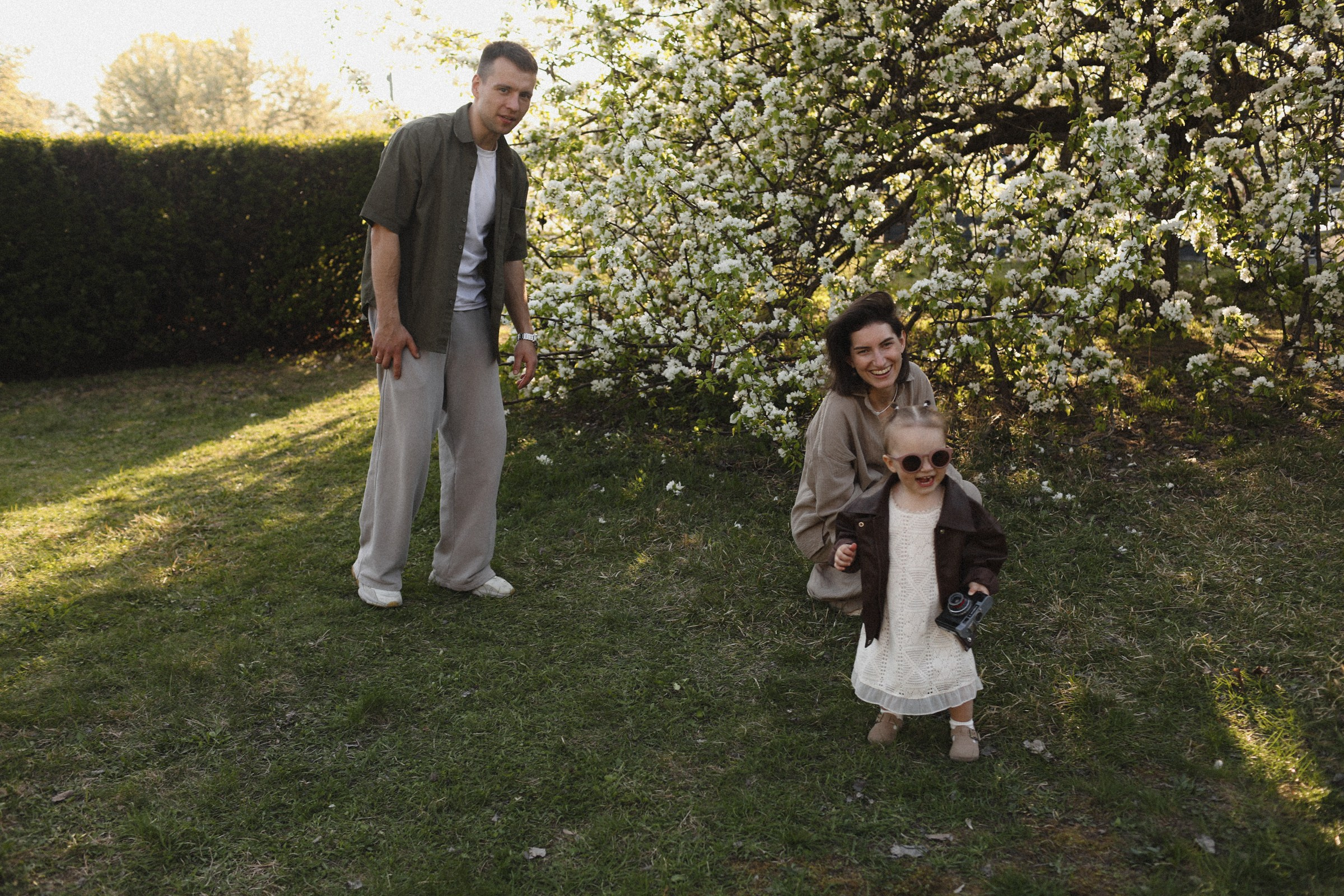 Цветущий апрель. Семейный фотограф в Москве Алевтина Носова