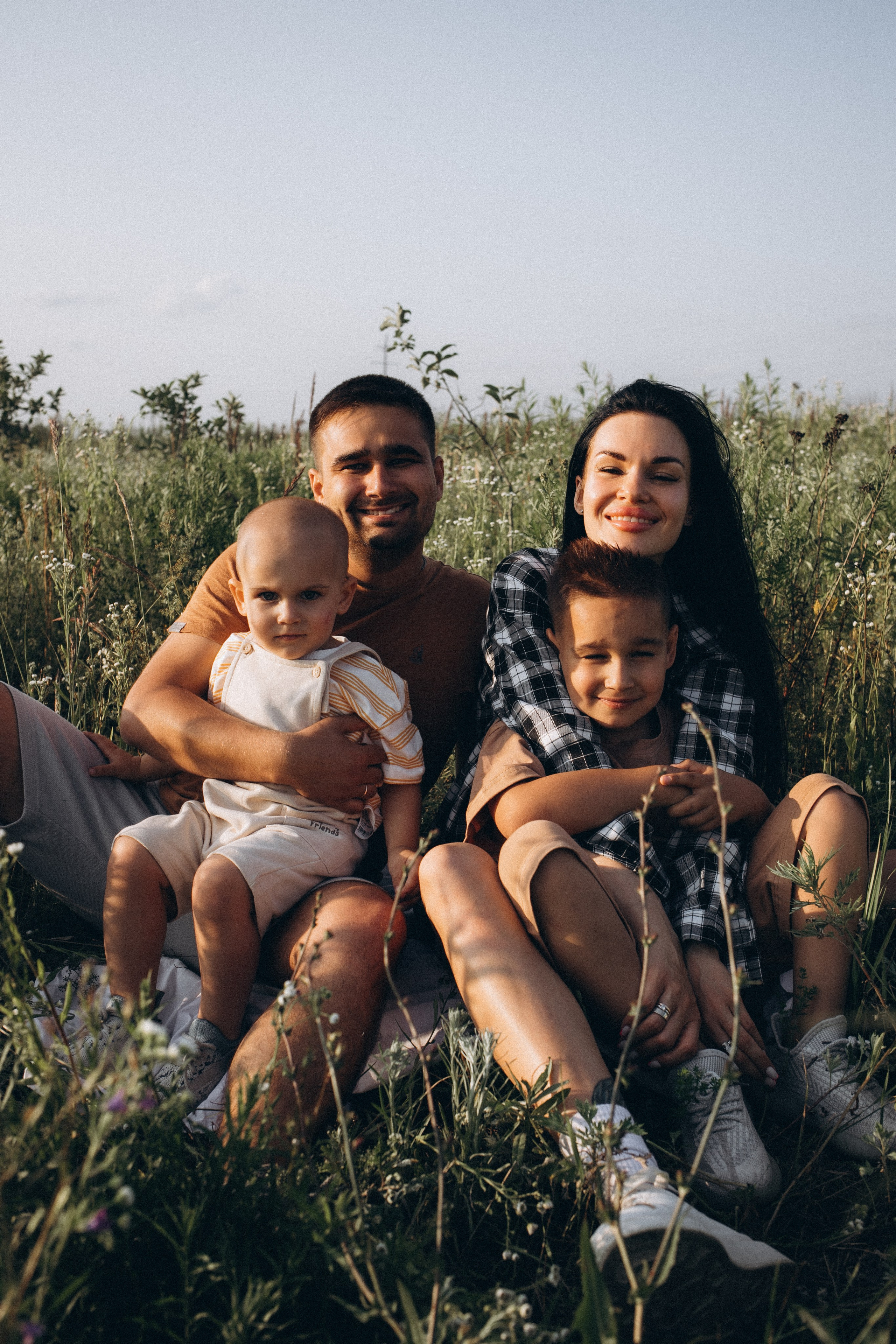 Саша, Женя, Никита и Саша. Семейный и свадебный фотограф Анна Кожокарь
