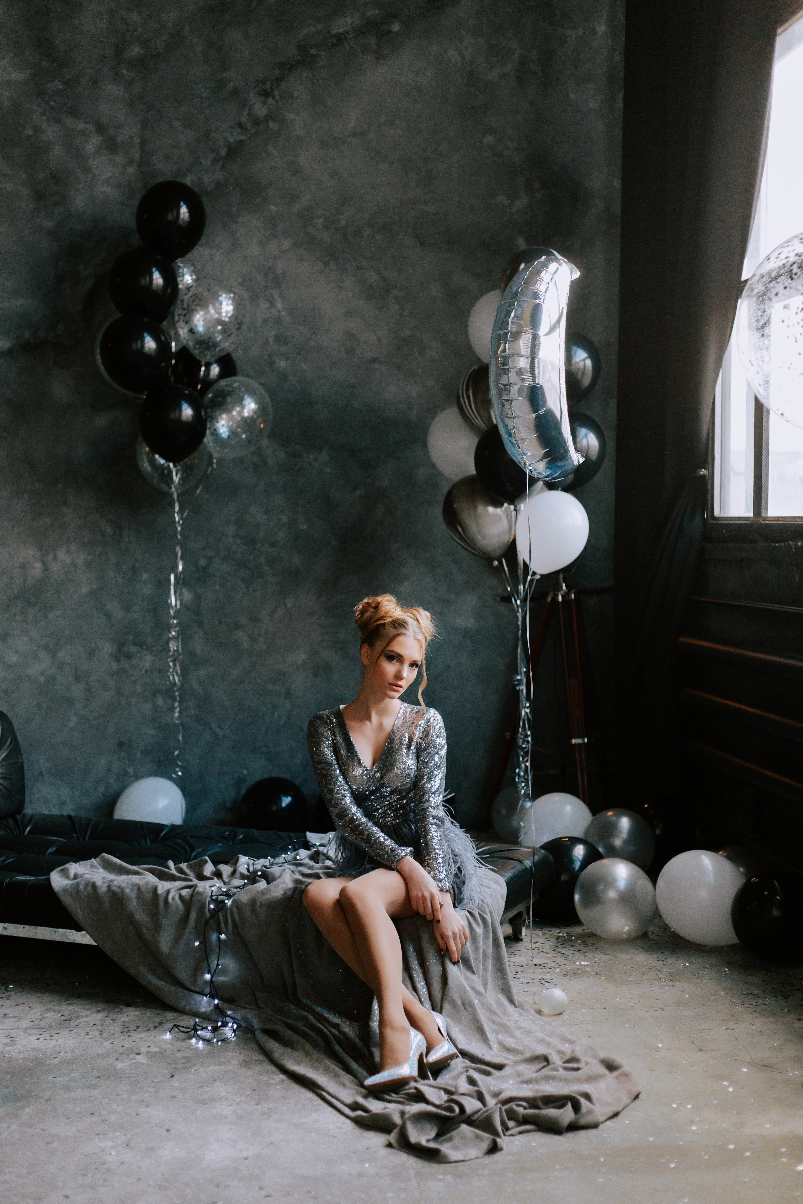 Новогодняя фотосесси «Серебро». Выпускные альбомы Натальи Бутко: Новороссийск, Анапа, Геленджик