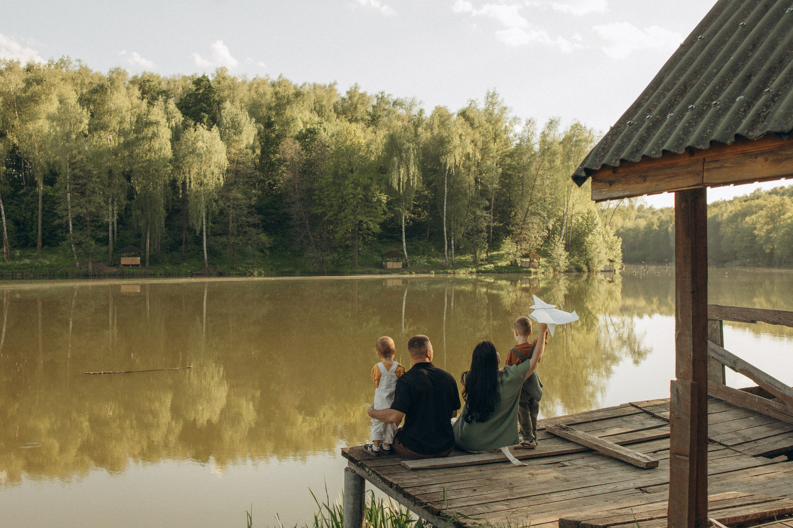 Семейный выходной на озере. Семейный фотограф в Москве Валерия Карпова