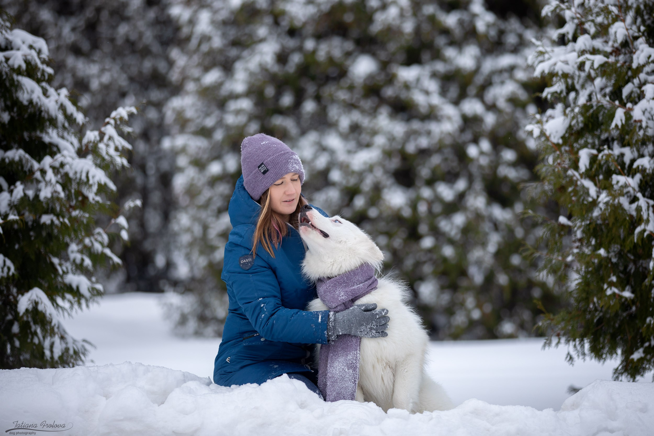 Фотопрогулка в парке Измайлово с якутской лайкой и его хозяйкой. Фотограф-анималист в Москве и Московской области Татьяна Фролова