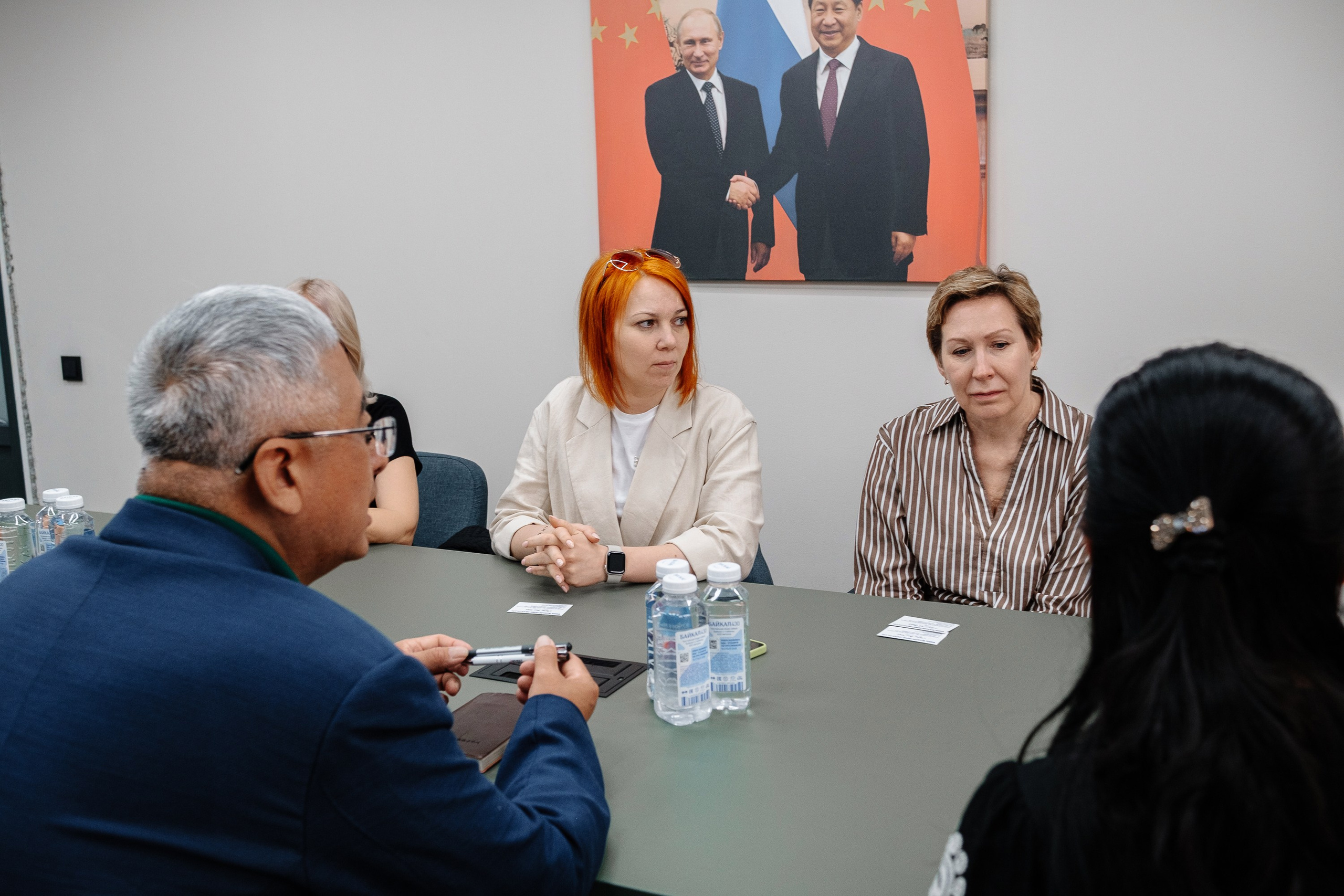 Делегация Китая в Ивановской текстильной компании