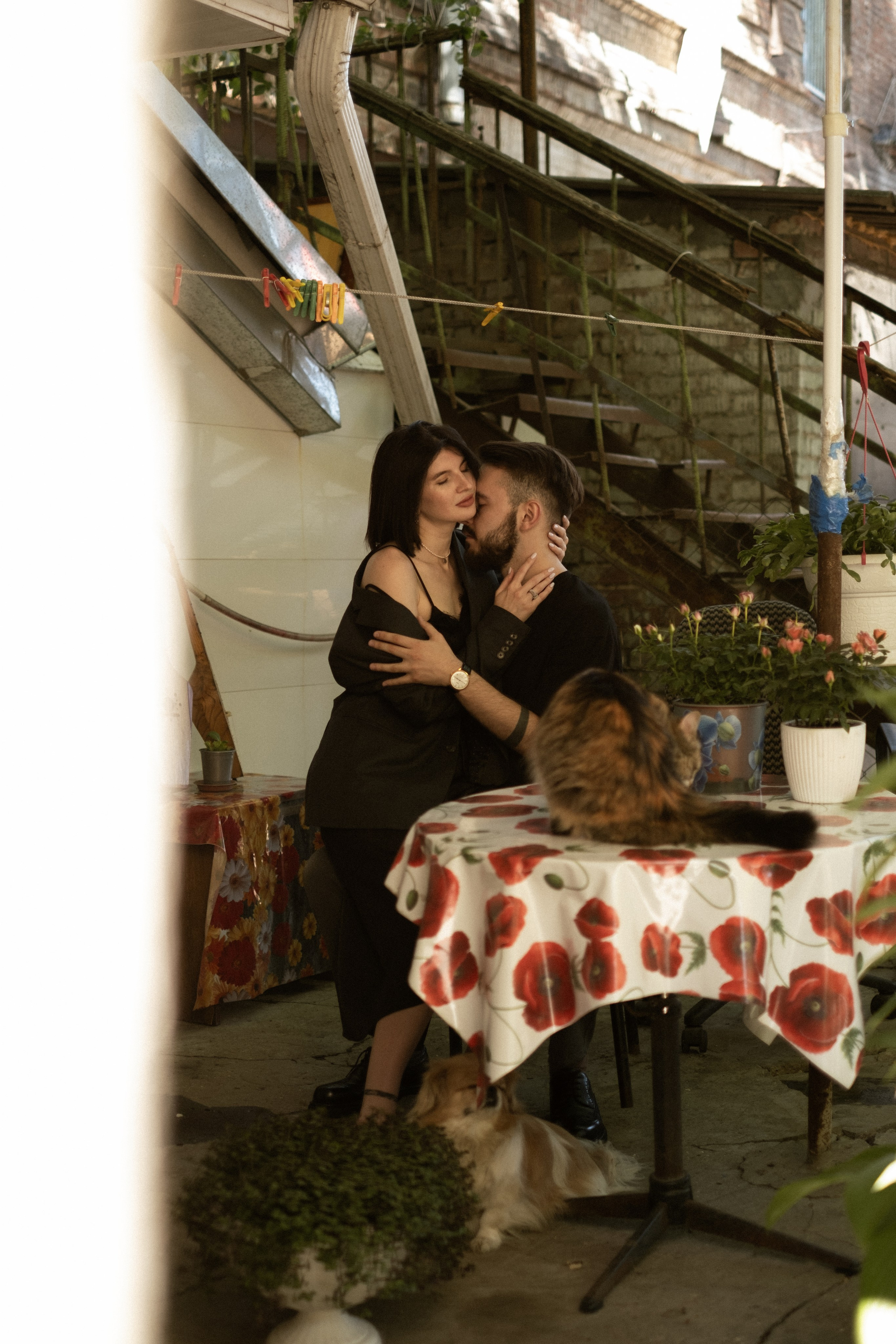 Настя и Максим. Фотограф в Москве. Женский и мужской портрет, лавстори (love story)