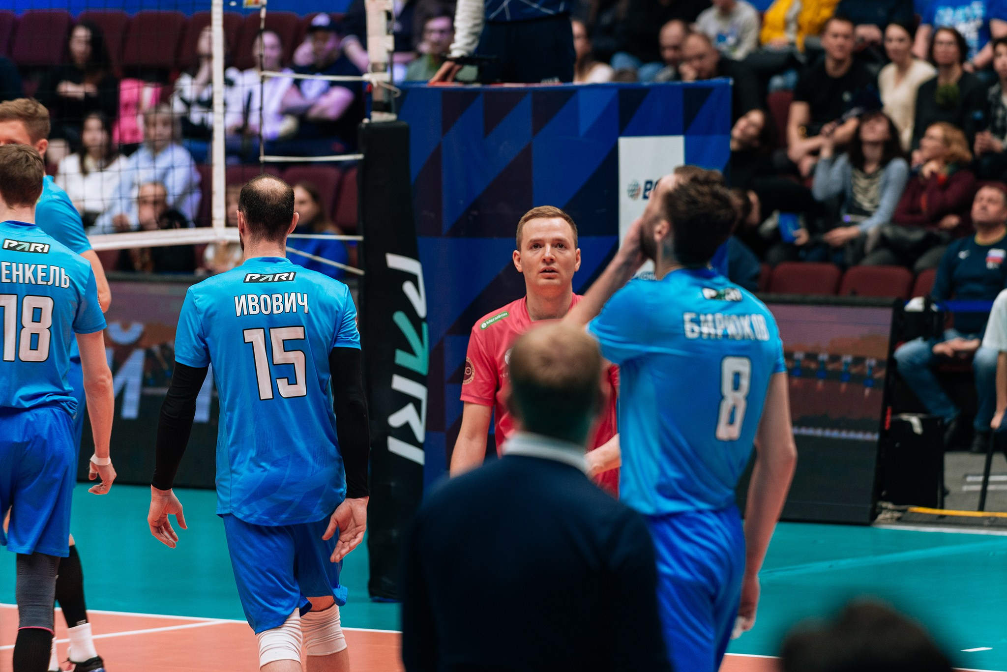 Зенит — Динамо-ЛО. Чемпионат России по волейболу. Февраль 24. Репортажный фотограф в Санкт-Петербурге Анастасия Клёпова