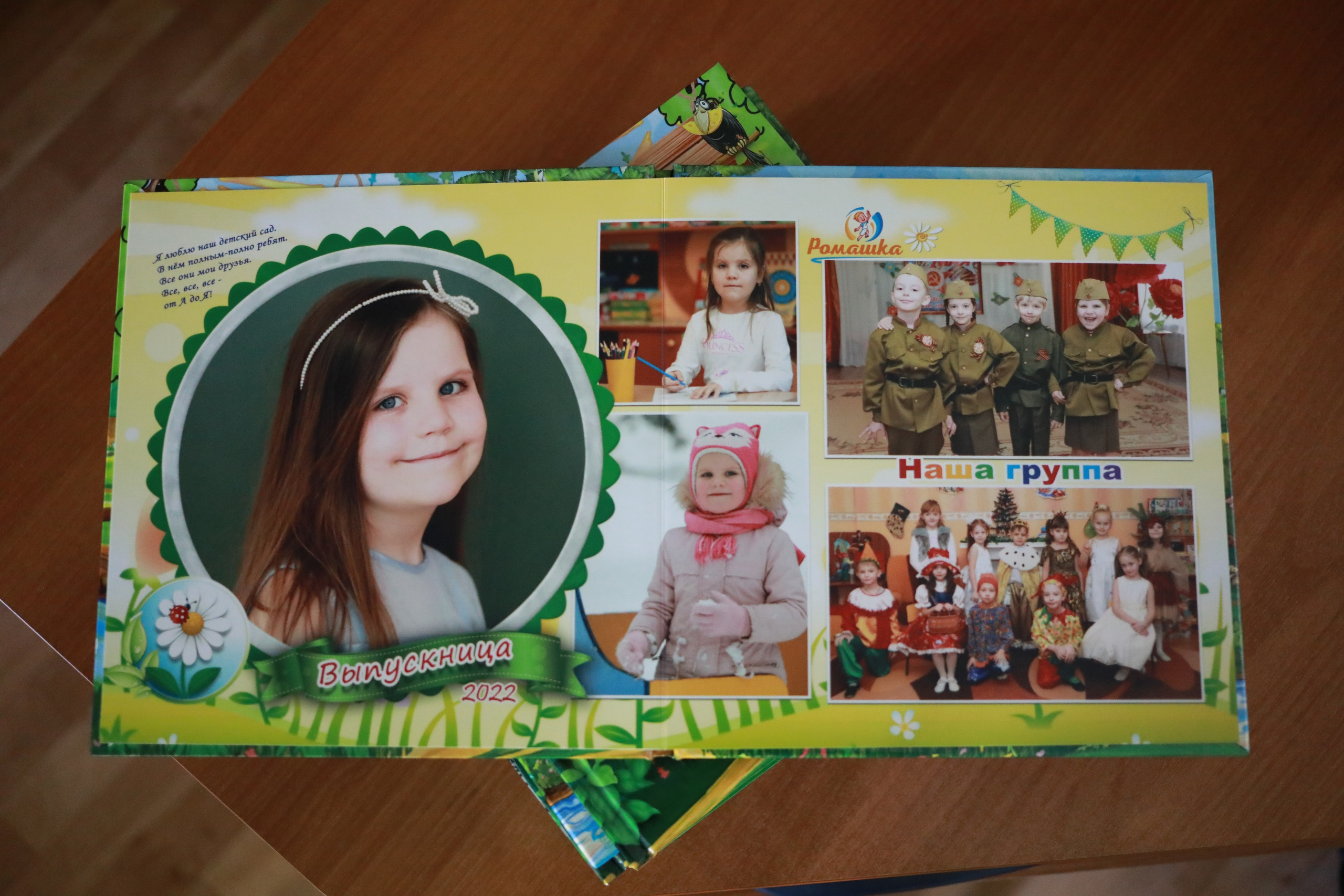 Альбом 2 разворота ДС. Medlori fotobook Выпускные альбомы в Липецке Лариса Медведева