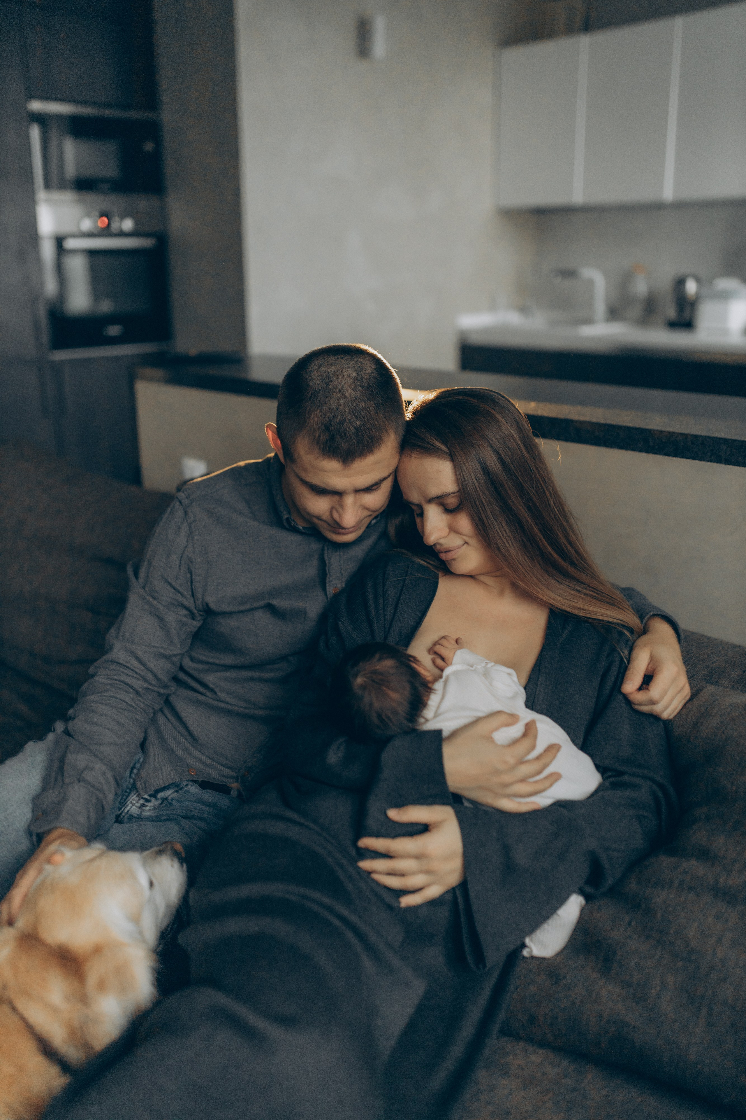 Вика, Вова и Федя. Семейный фотограф и фотограф на роды в Ростове-на-Дону Мухина Виктория