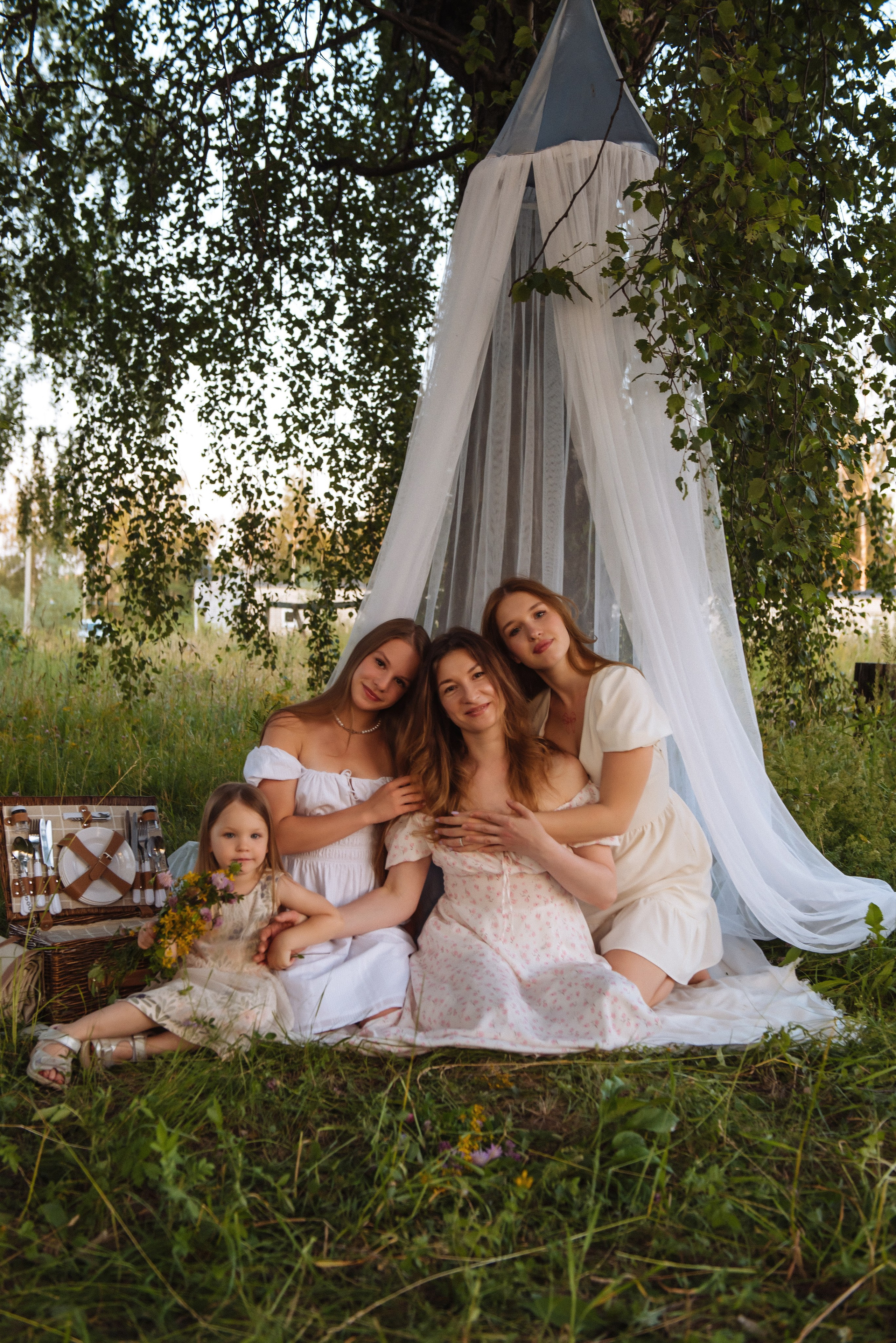 Летний вечер большой семьей. Свадебный, портретный, фотограф беременности в Нижнем Новгороде Алина Зиновьева