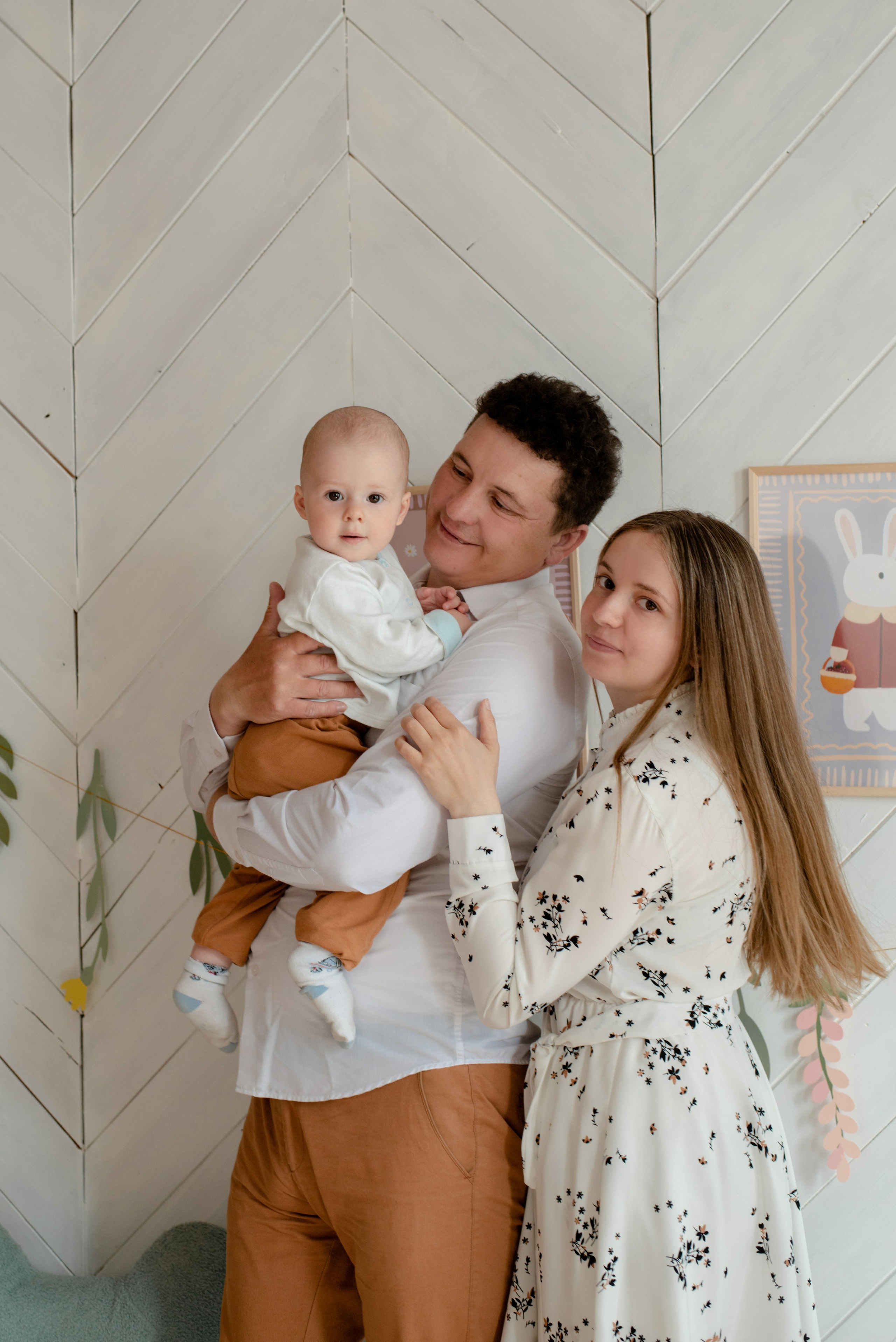 Семейная фотосессия в студии. Фотограф Челябинск Владлена
