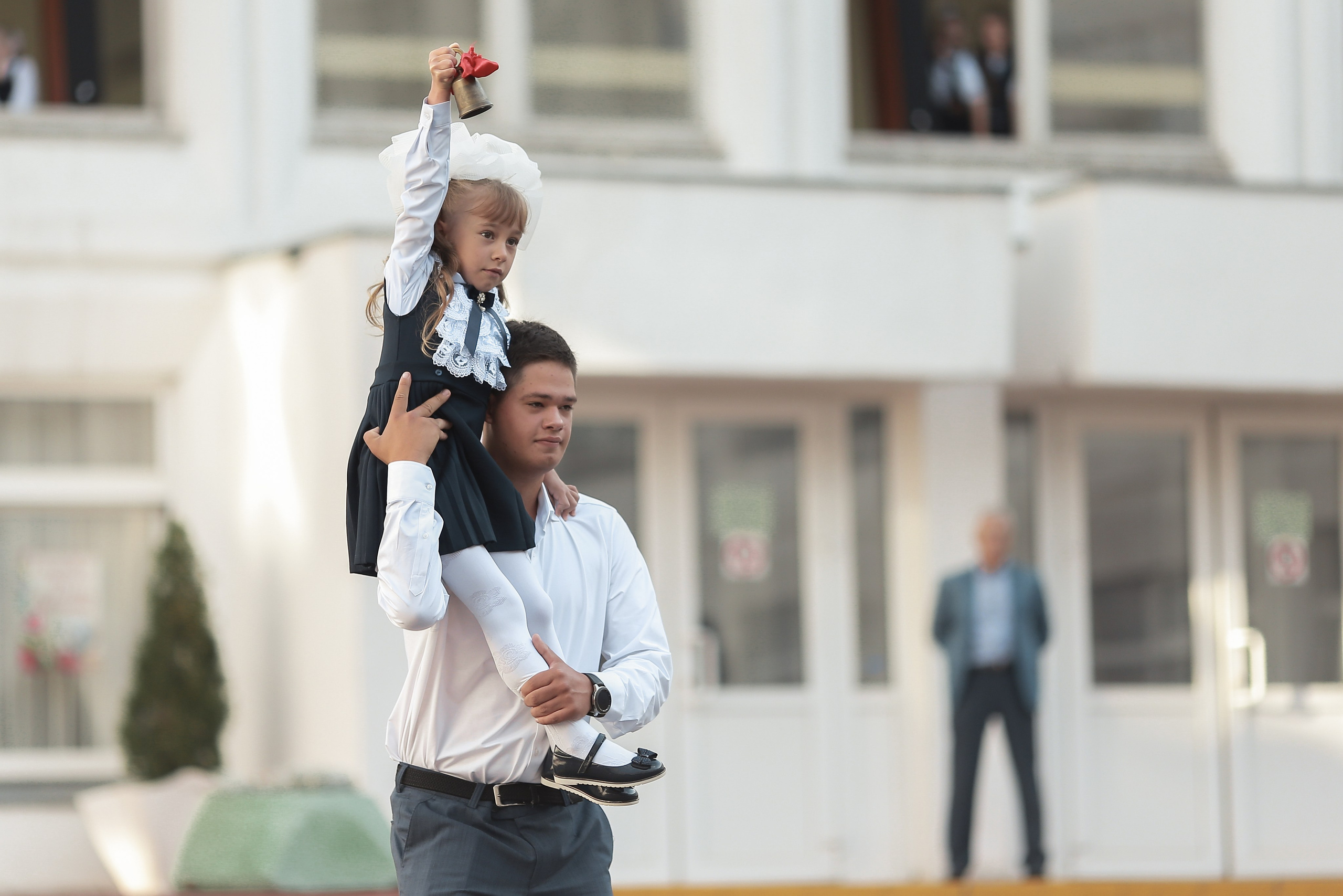 Первое сентября у 1Е класса. Антонина Морозова, профессиональный семейный фотограф видеограф