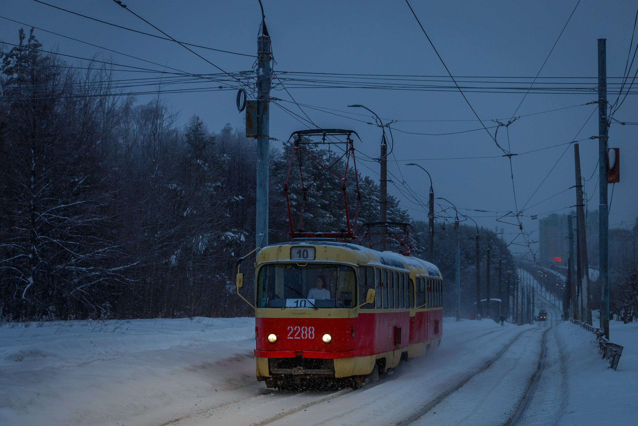 Трамвай Ижевск. TATRA T3