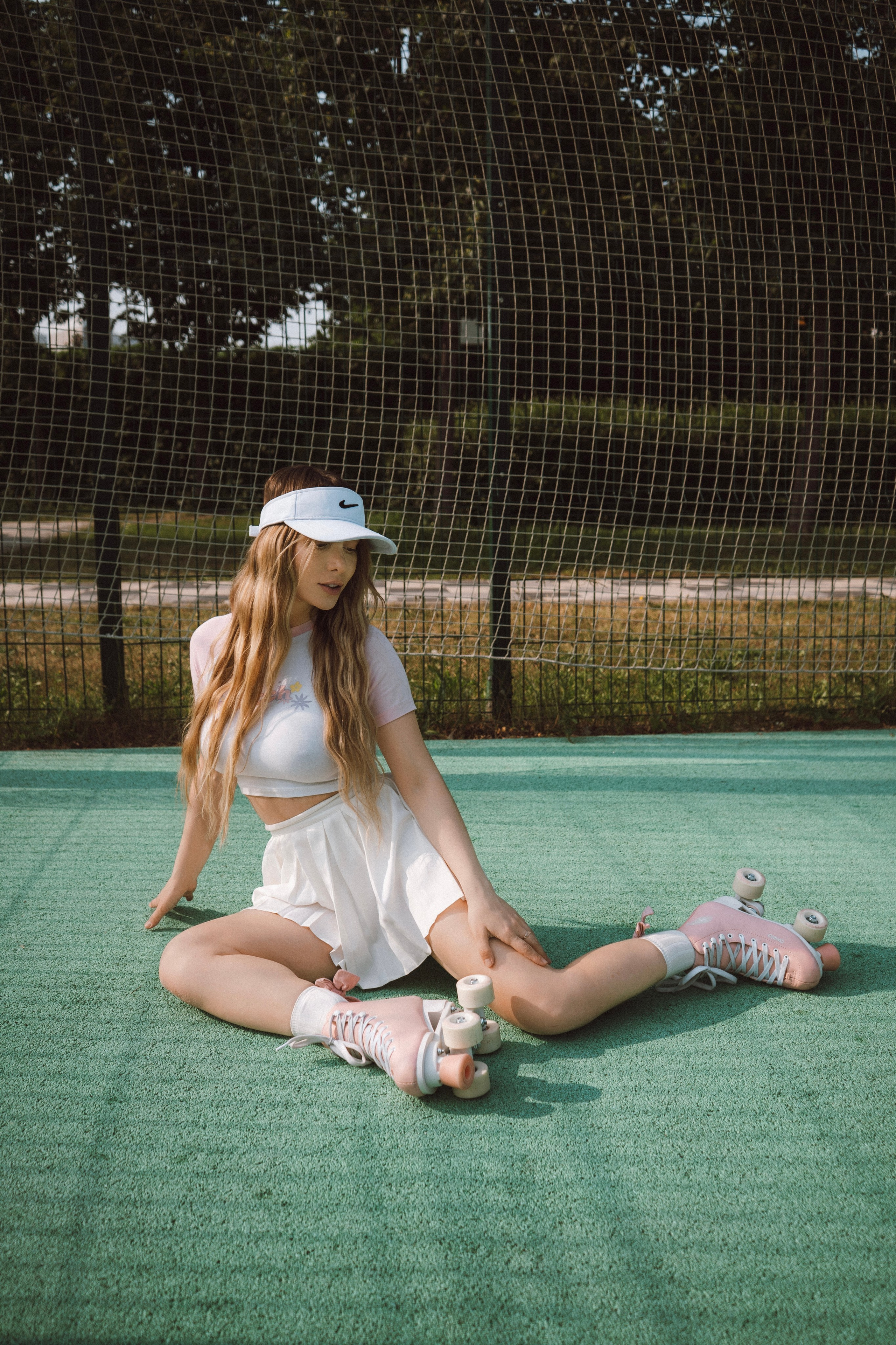 Ретро съемка с роликами — модель Евгения. Фотограф Москва и Видеограф Москва