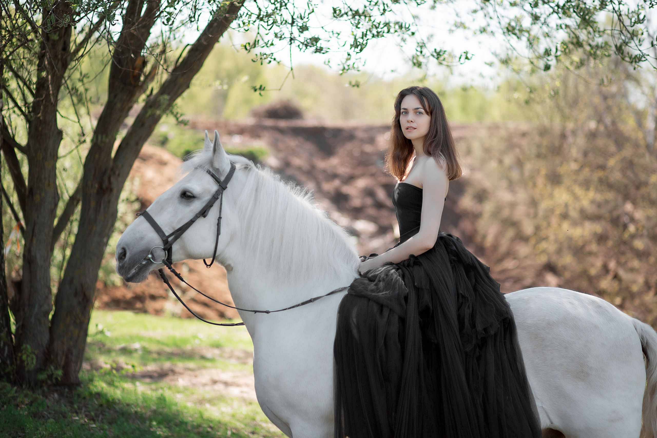 Фотосессия Марии с Воробьем. Фотосессия с лошадьми в Нижнем Новгороде