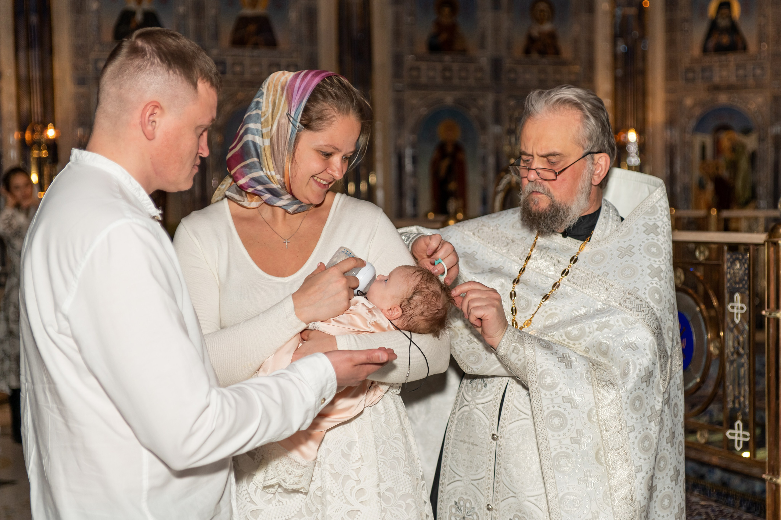 Крещение. Семейный и детский фотограф в Москве Евгения Миронова