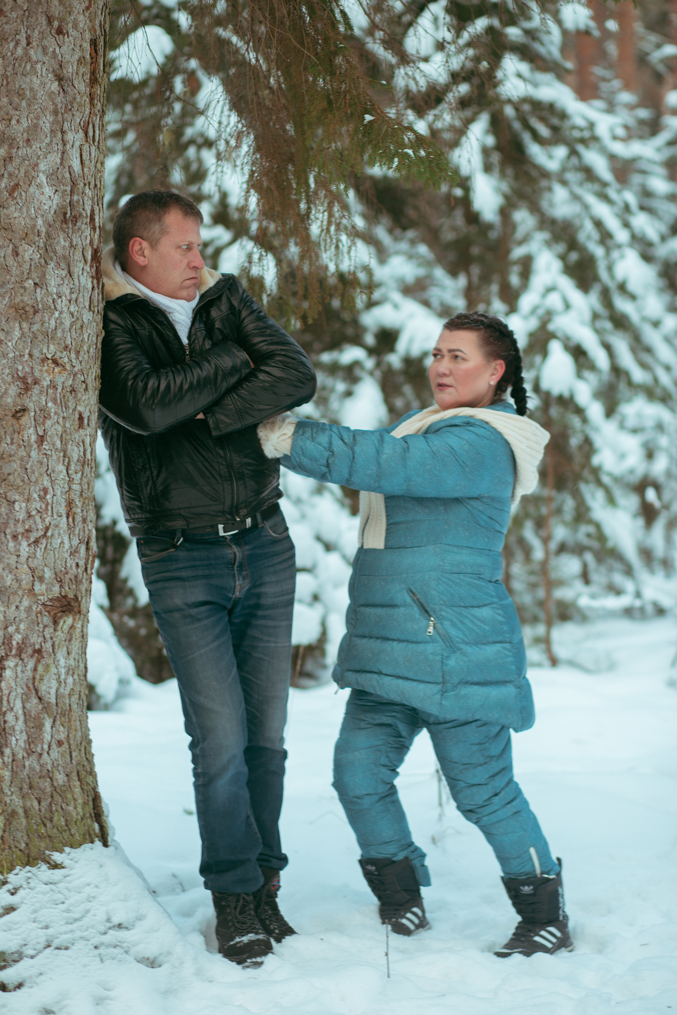 Пара с собачкой. Семейный фотограф в Вышнем Волочке — Ульяна Иванова | Фотосессии для всей семьи
