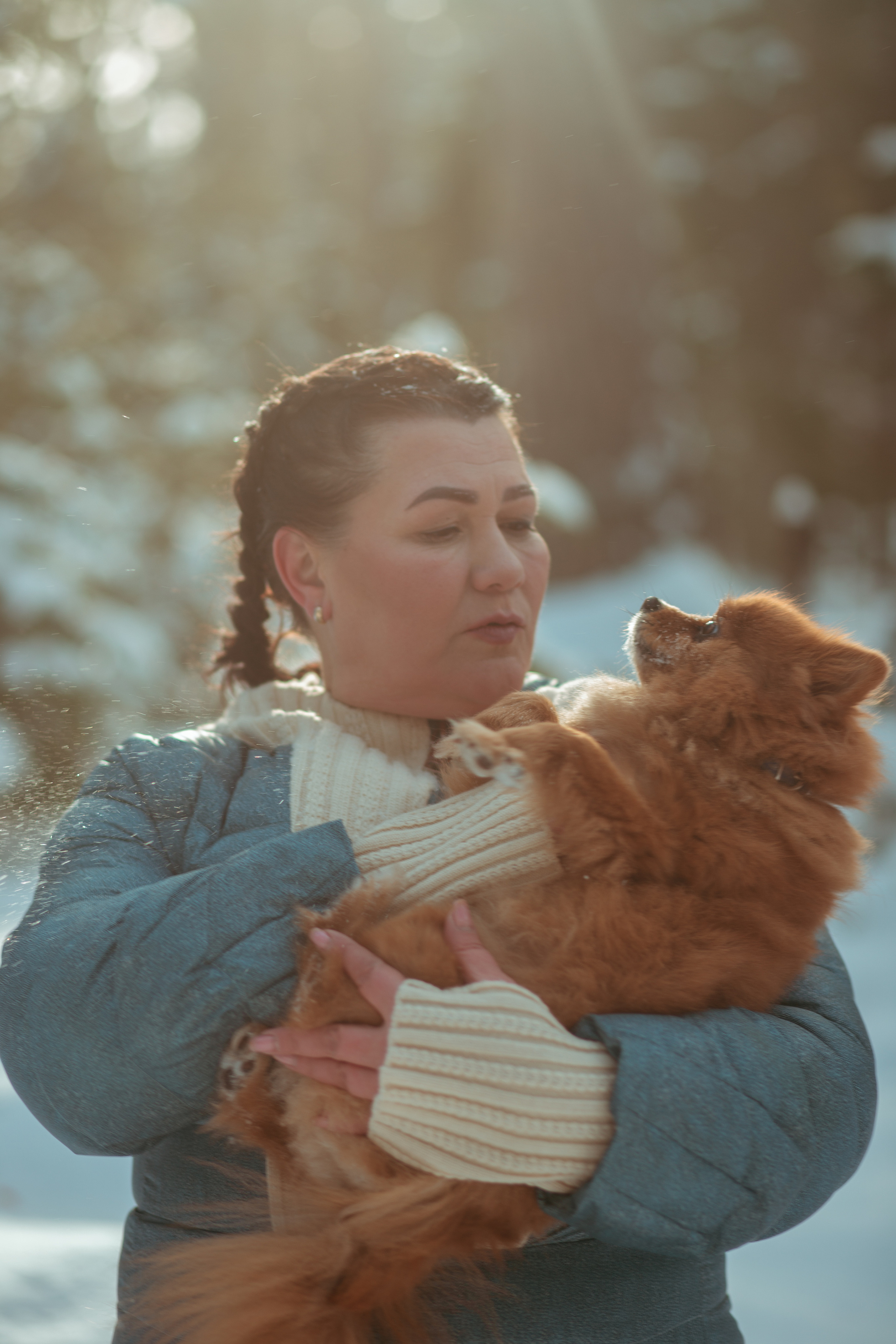 Пара с собачкой. Семейный фотограф в Вышнем Волочке — Ульяна Иванова | Фотосессии для всей семьи