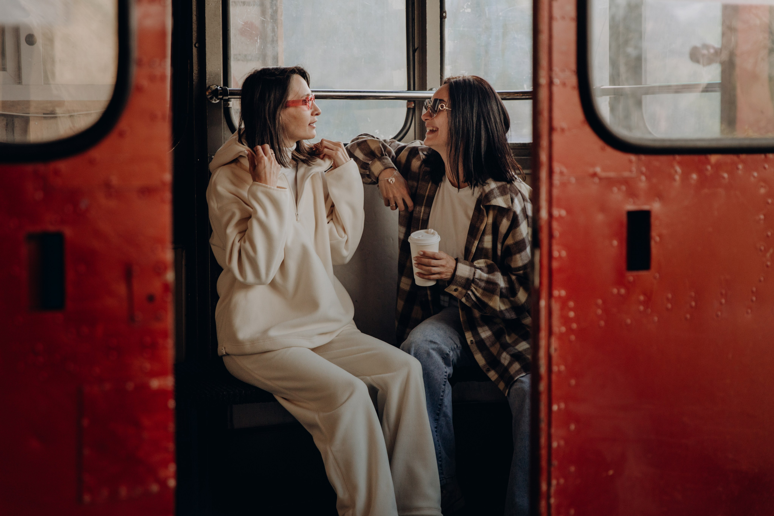 Юля с семьей, Домбай. Портфолио